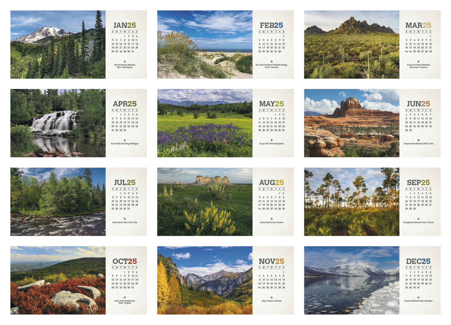 Triumph Calendars American Splendor Desk Calendar-4251