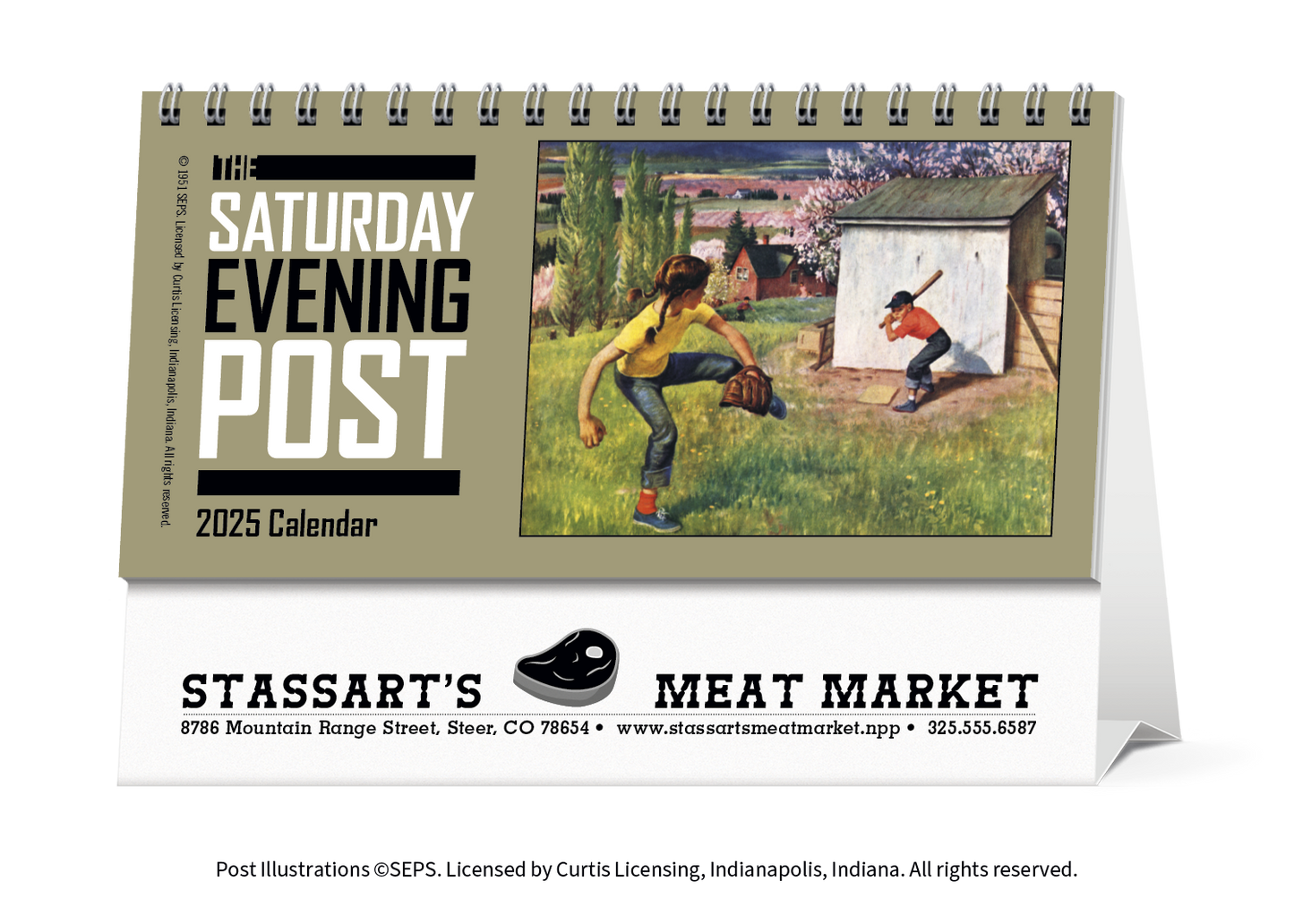 Triumph Calendars The Saturday Evening Post Desk Calendar-4252