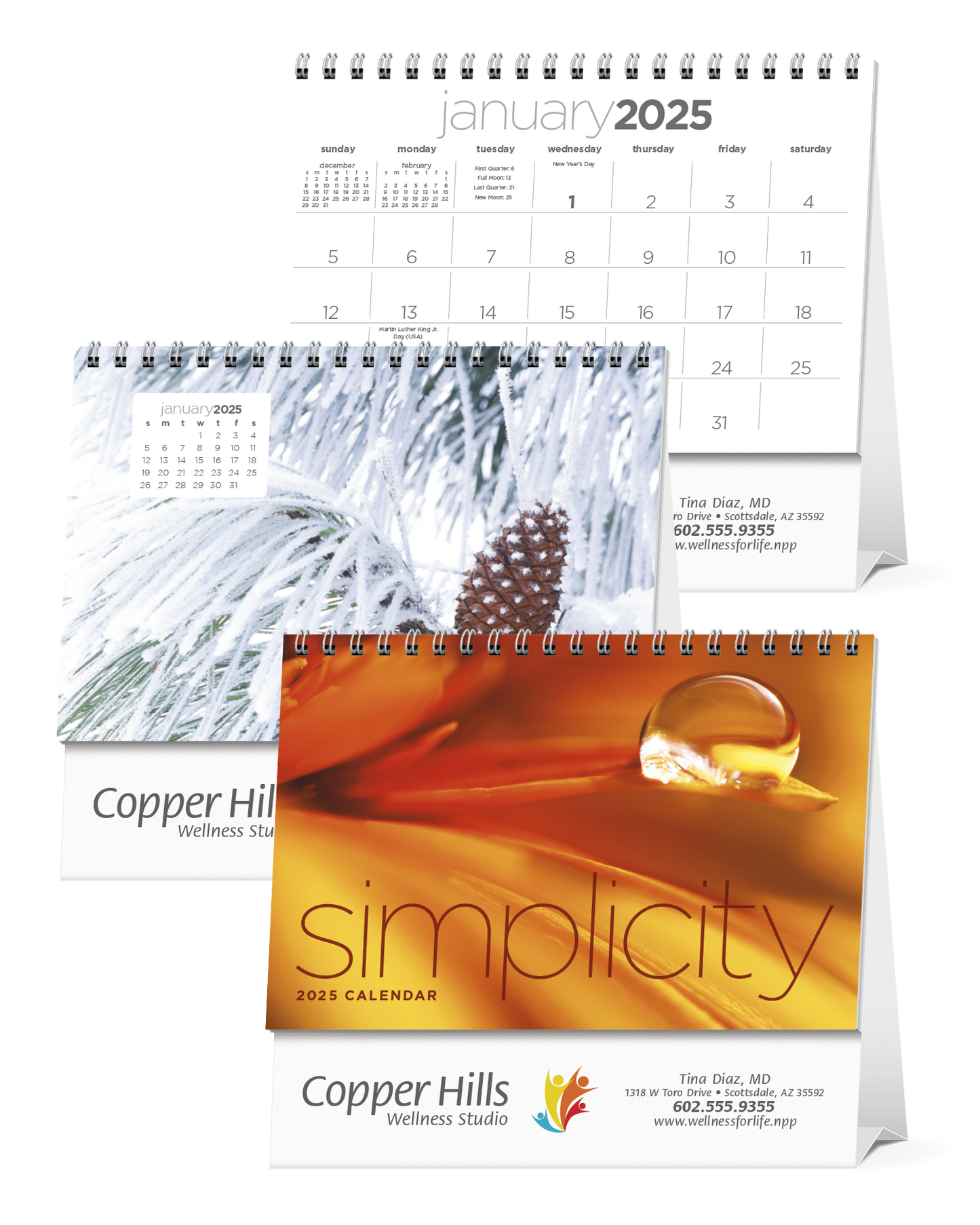 Triumph Calendars Simplicity Large Desk Calendar-4277