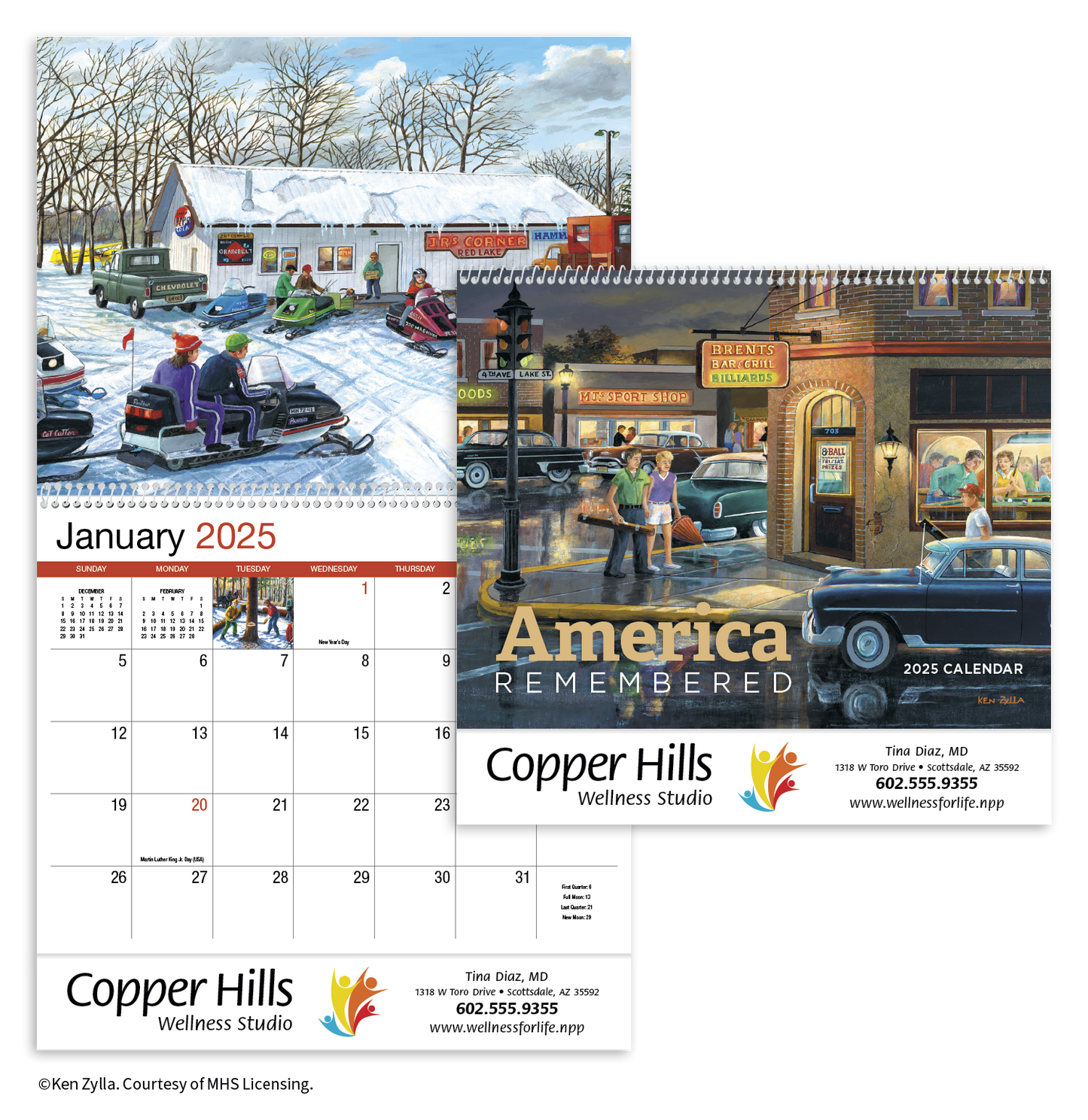 HotLine Products America Remembered Appointment Calendar Spiral-429