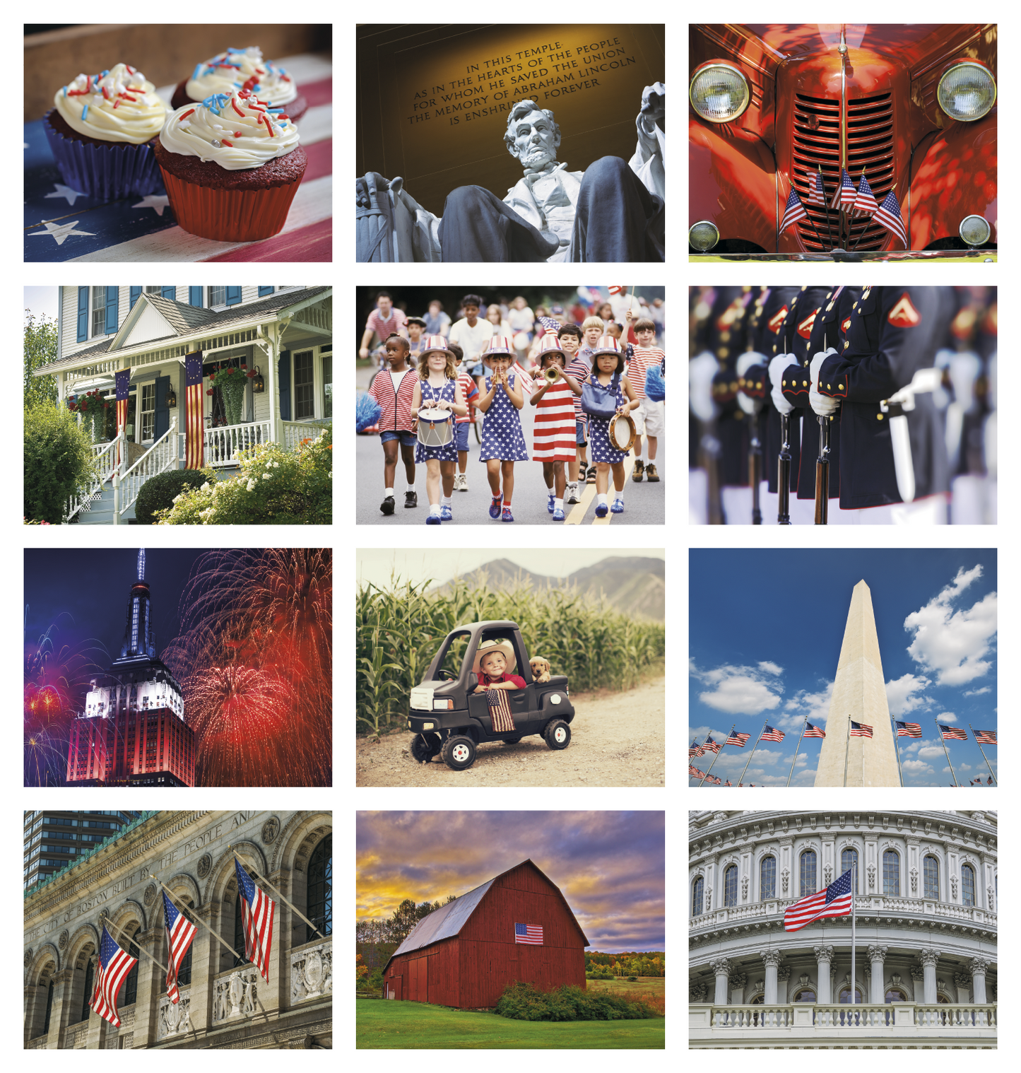 Good Value Celebrate America Spiral Calendar-7069