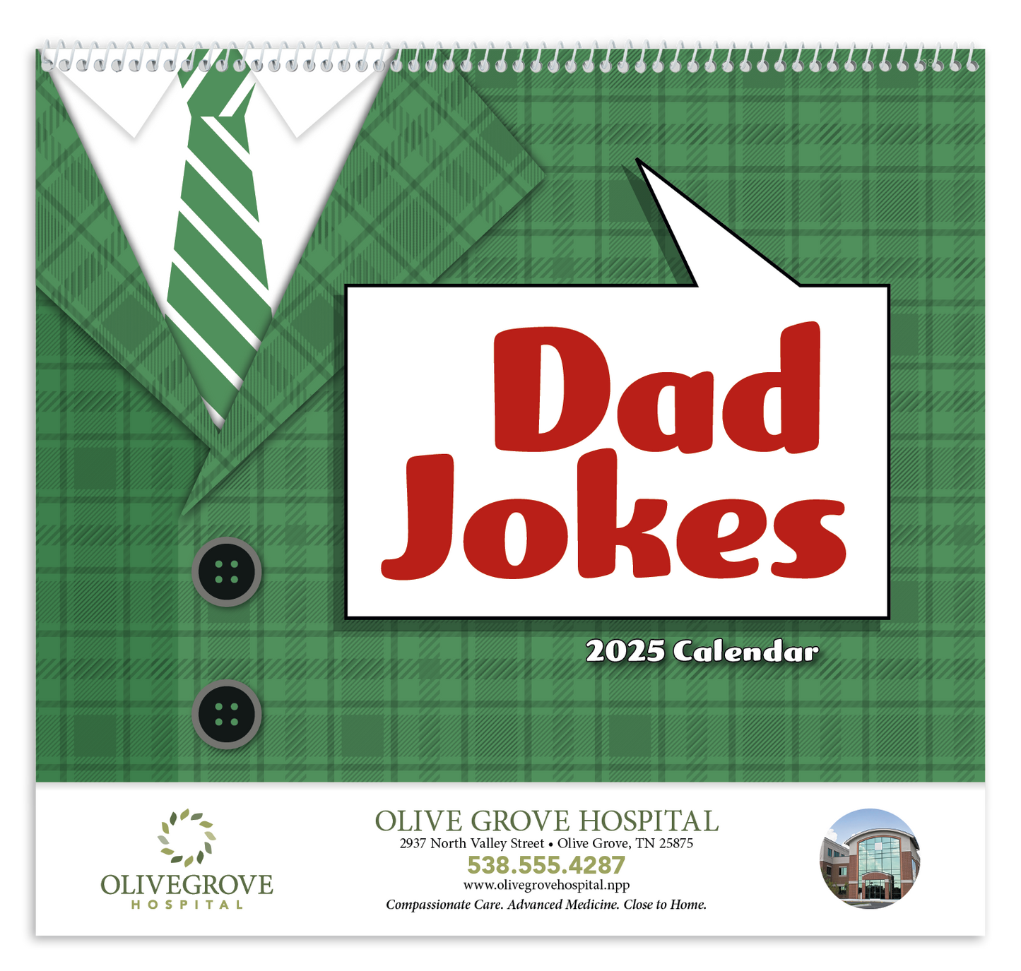 Good Value Dad Jokes Spiral Calendar-7082