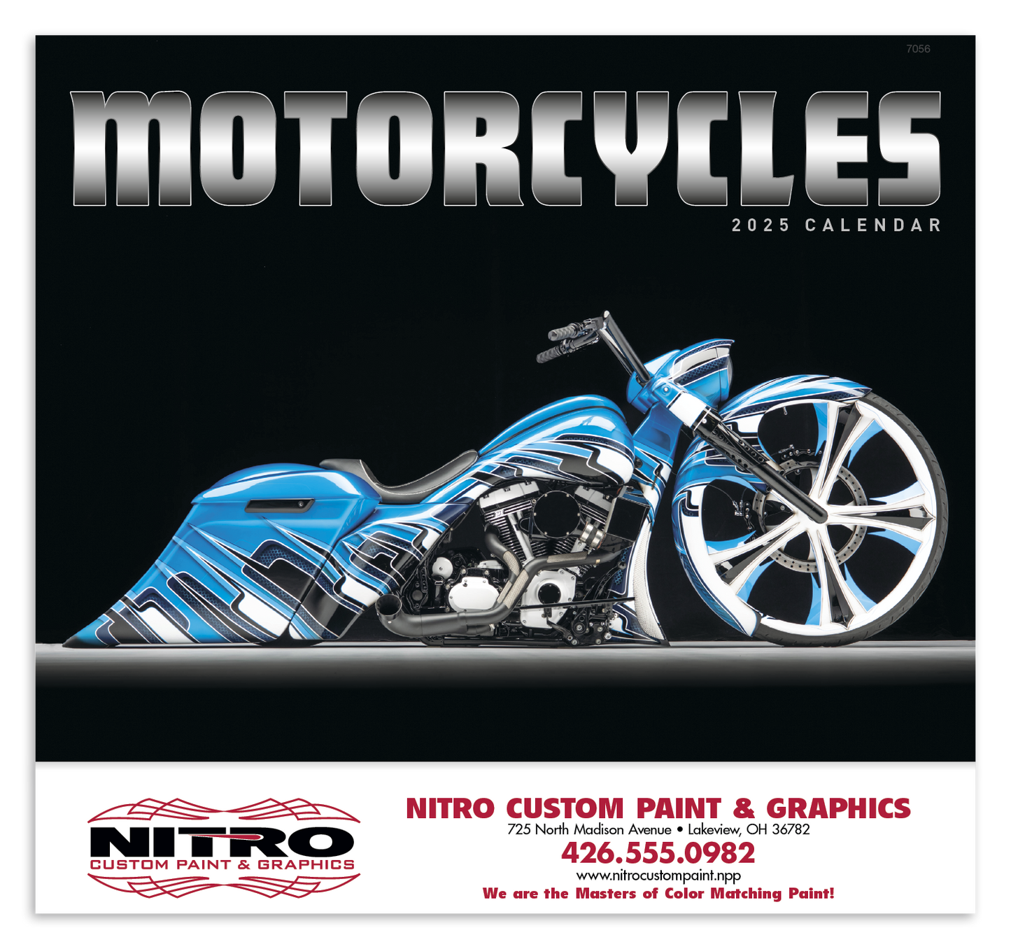 Good Value Motorcycles Stapled Calendar-7256