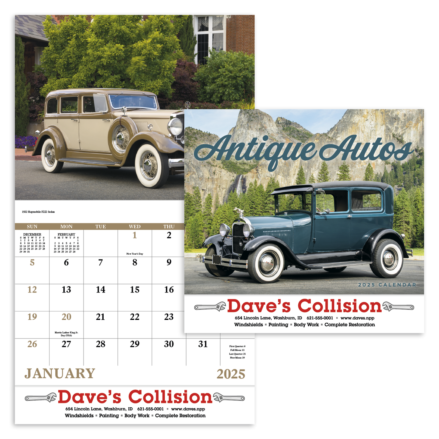 Good Value Antique Autos Calendar-7257