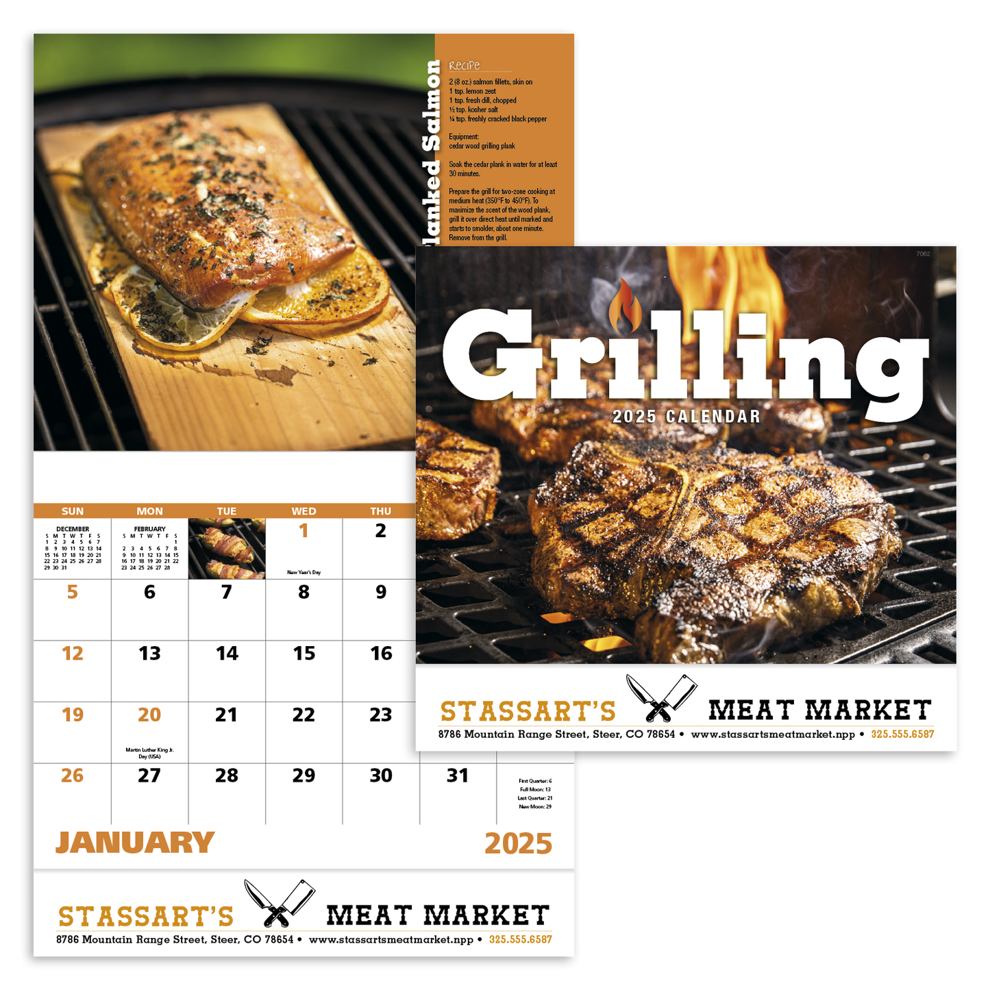 Good Value Grilling Stapled Calendar-7262