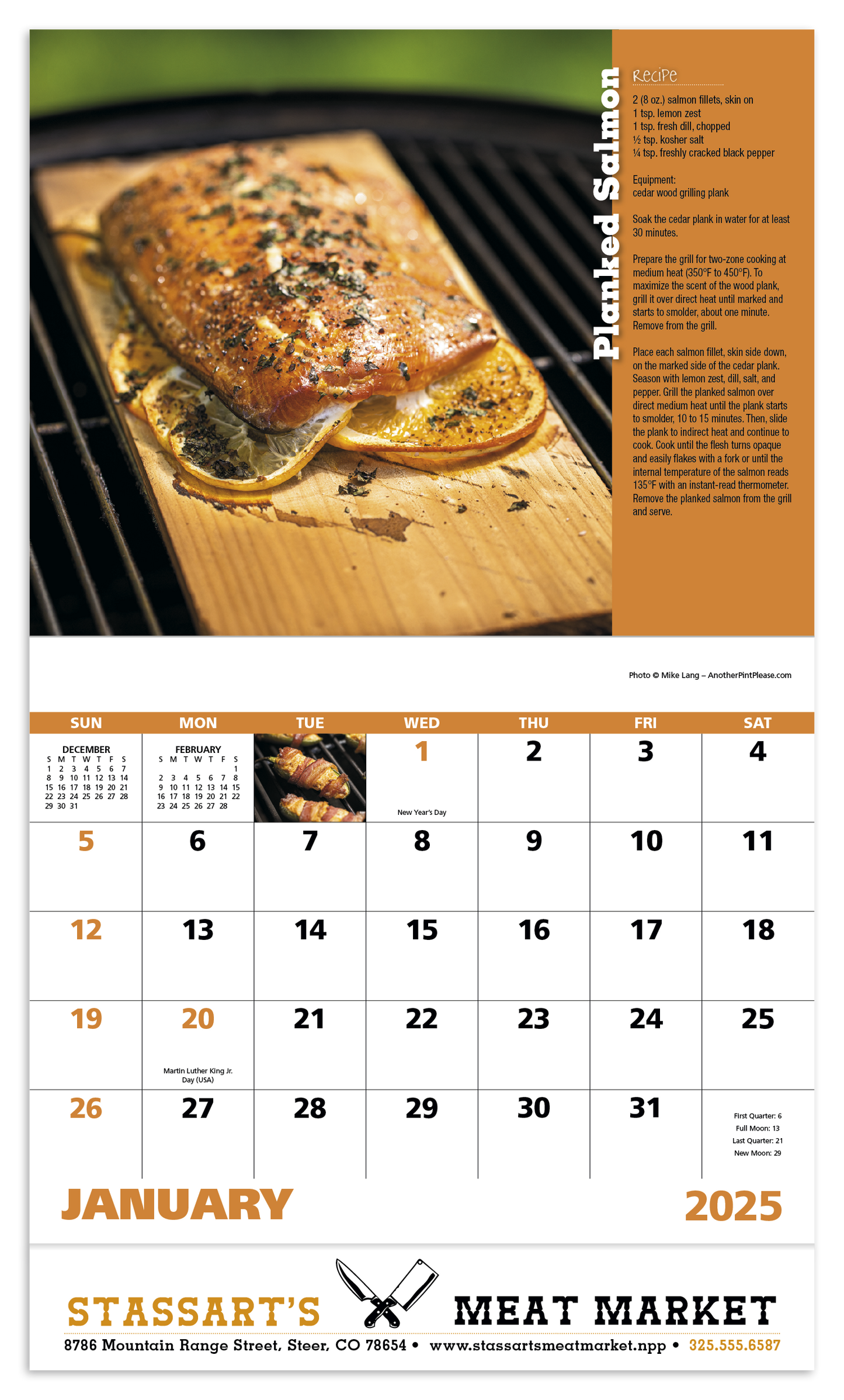 Good Value Grilling Stapled Calendar-7262