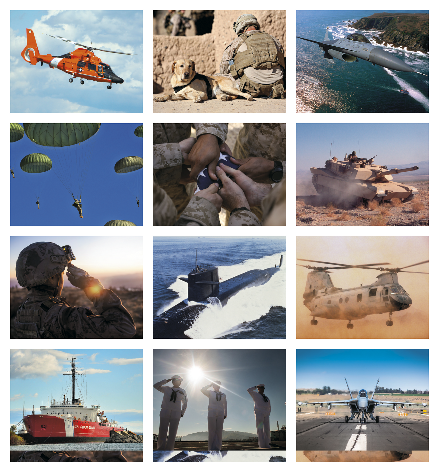 Good Value American Armed Forces Stapled Calendar-7212