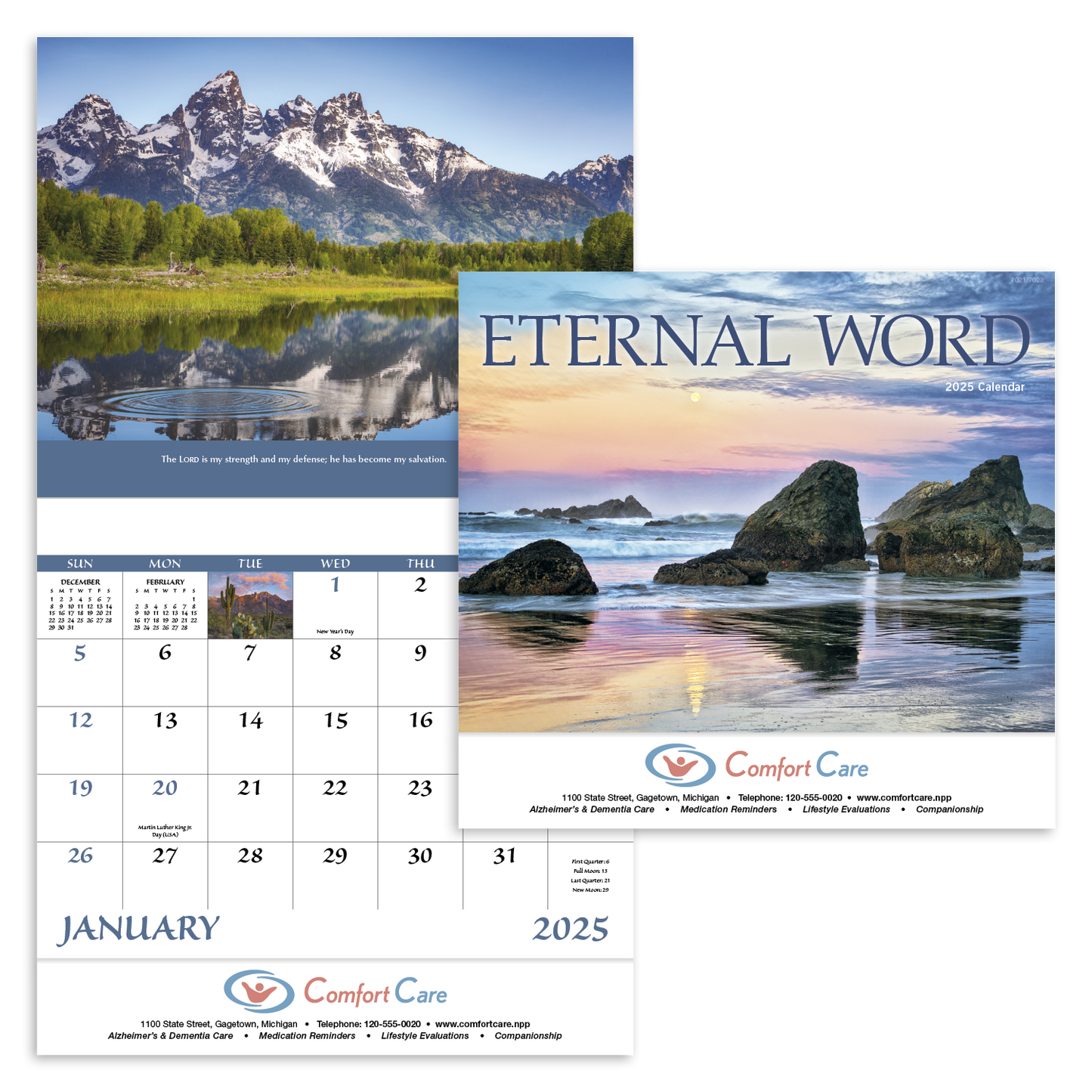 Good Value Eternal Word Stapled Calendar-7223
