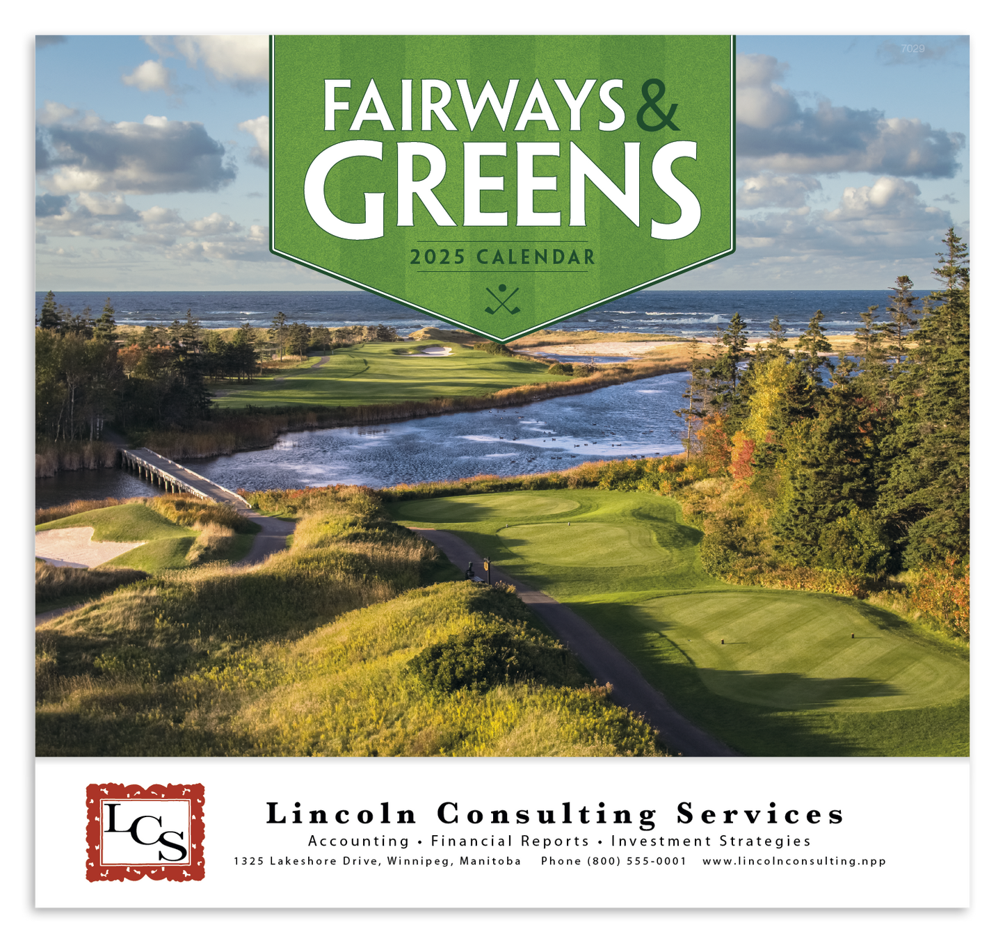 Good Value Fairways Greens Stapled Calendar-7229