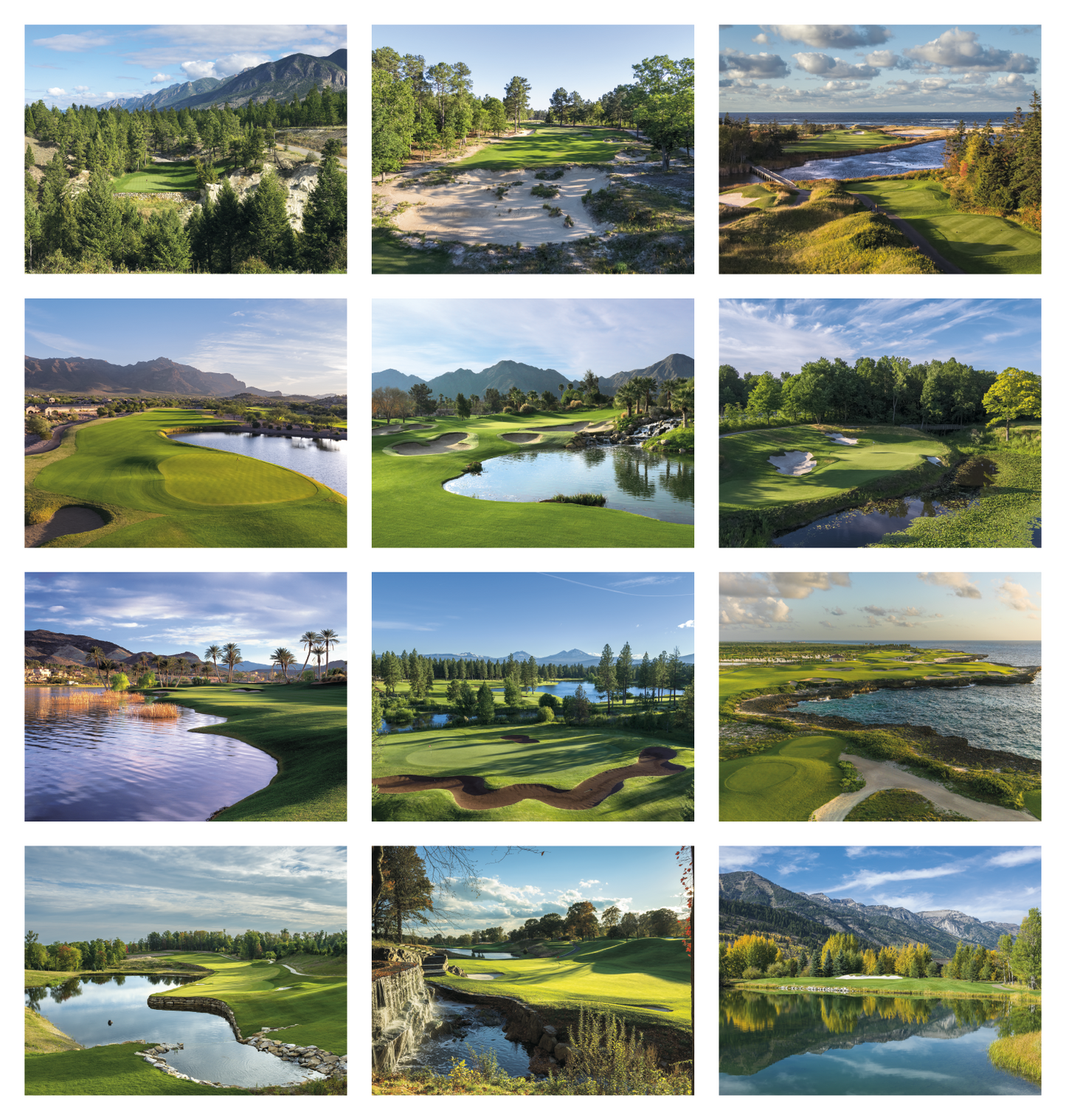Good Value Fairways Greens Stapled Calendar-7229