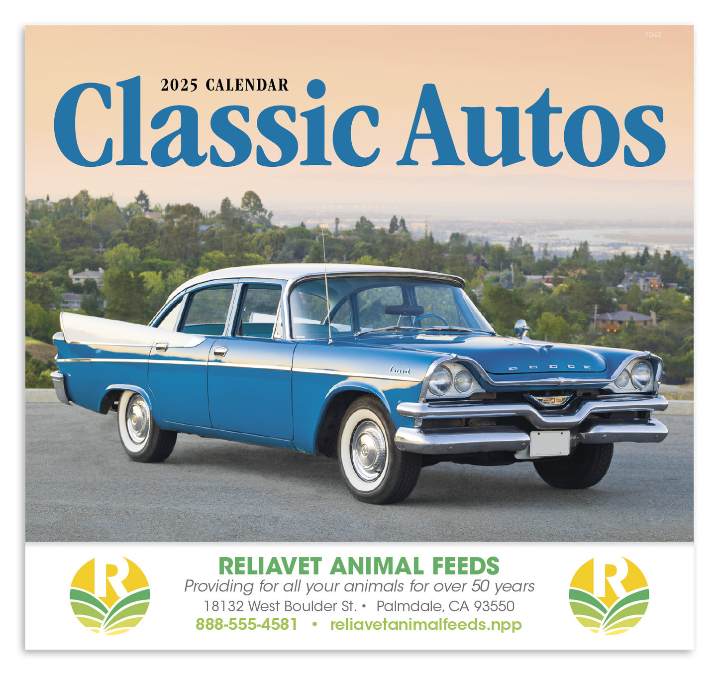 Good Value Classic Autos Stapled Calendar-7242