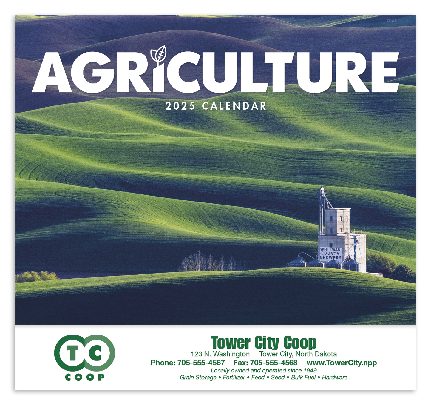 Good Value Agriculture Stapled Calendar-7247