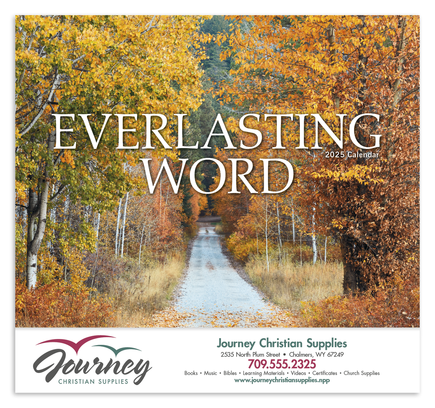 Good Value Everlasting Word Stapled Calendar-7255