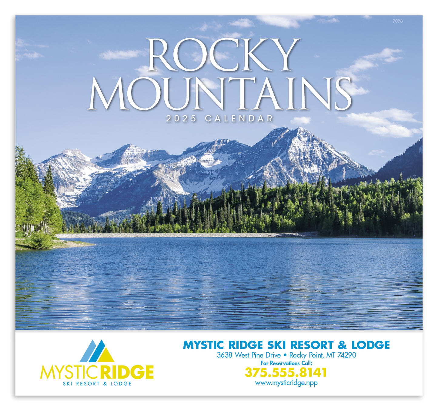 Good Value Rocky Mountains Stapled Calendar-7278