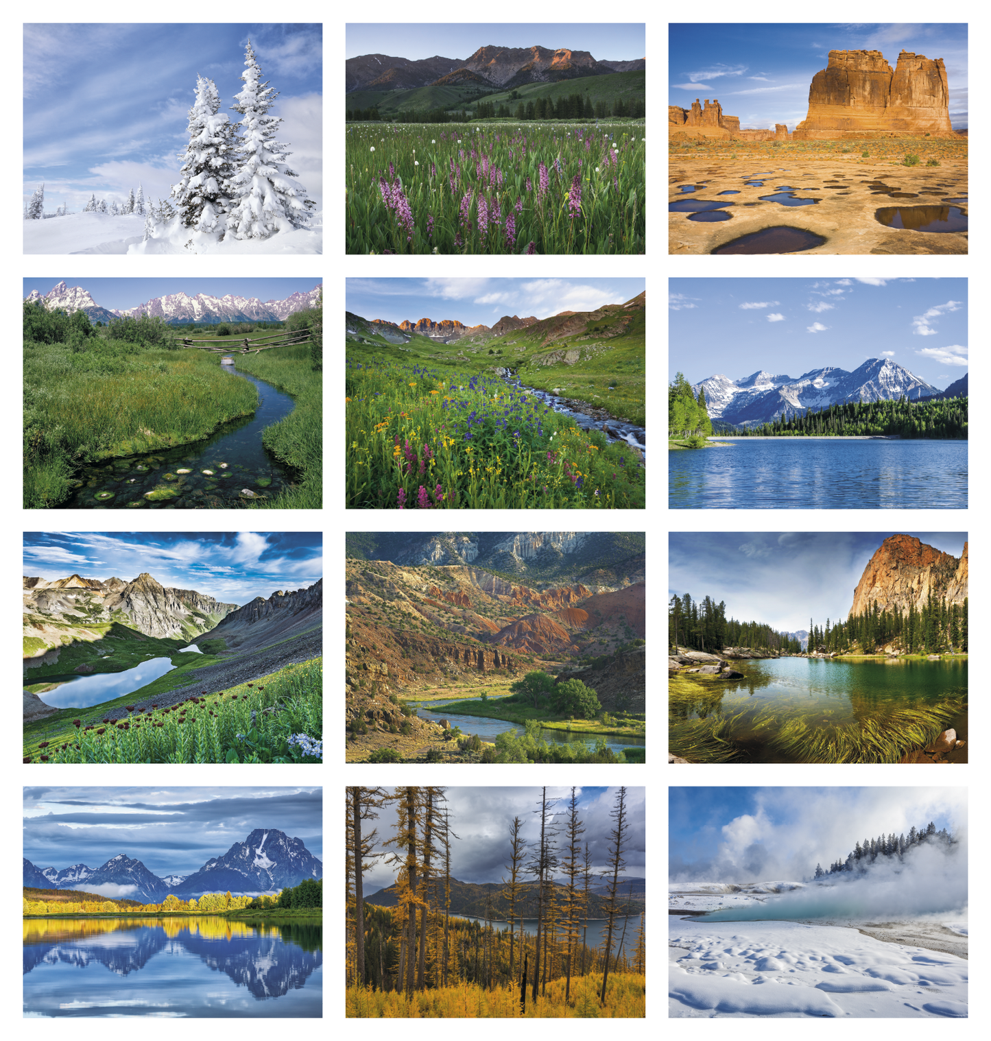 Good Value Rocky Mountains Stapled Calendar-7278