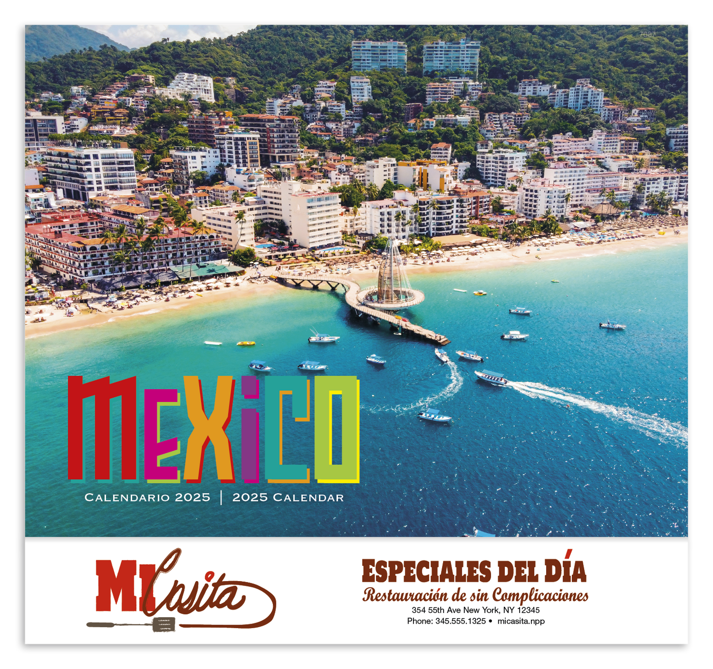 Good Value Mexico Stapled Calendar-7287