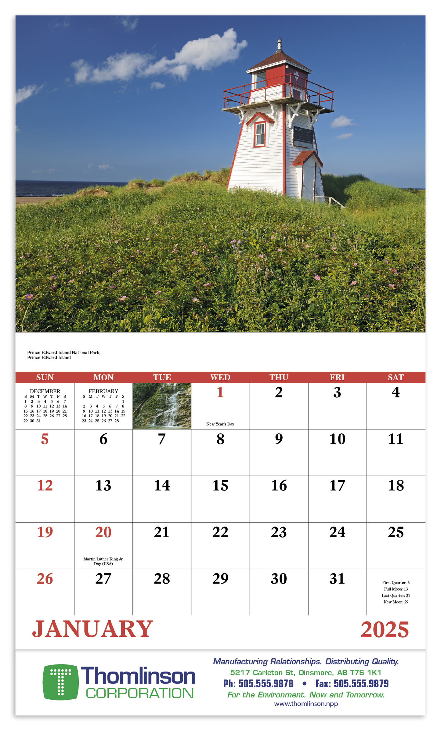 Good Value Canadian National Parks Stapled Calendar-7313