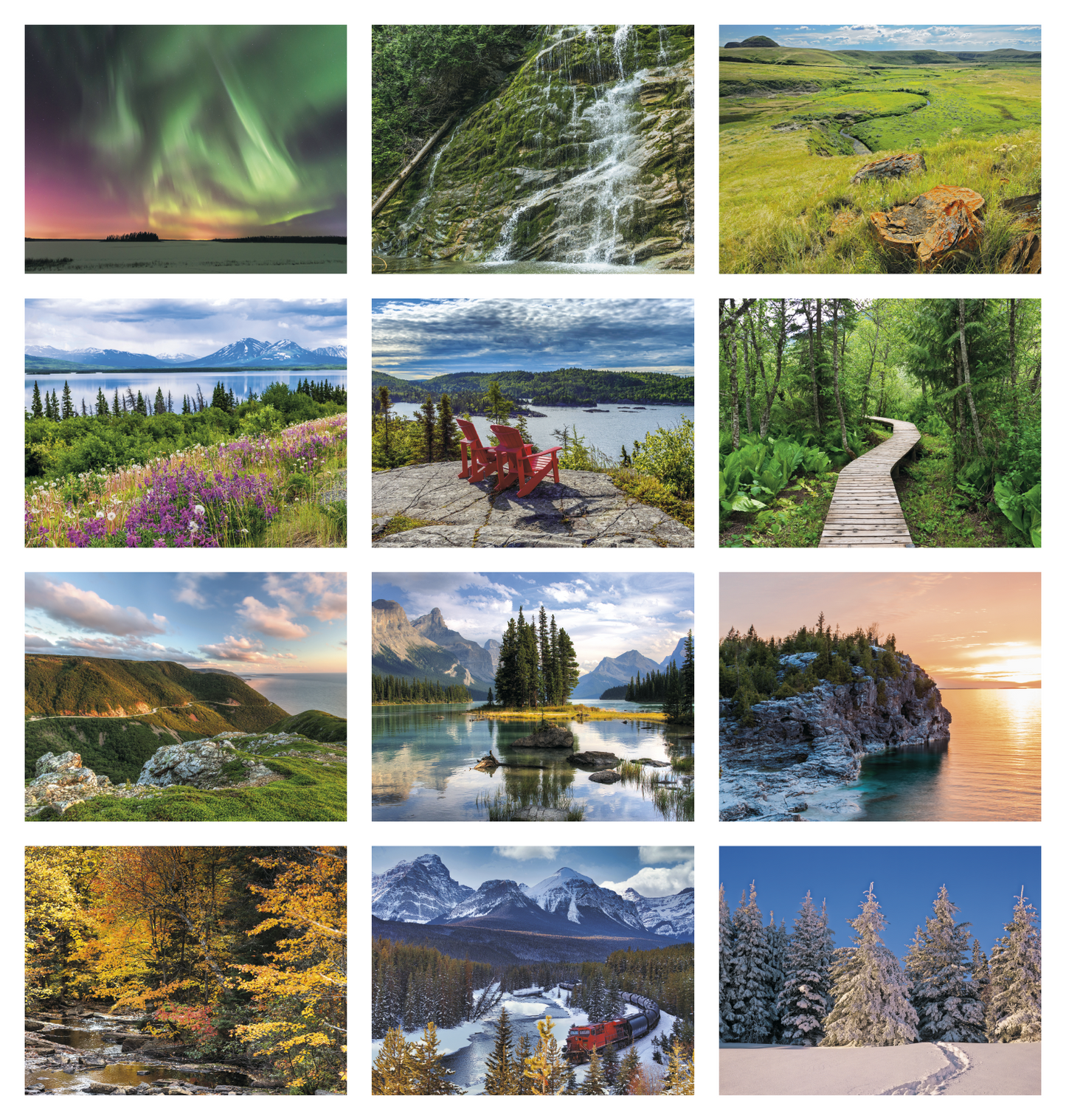 Good Value Canadian National Parks Stapled Calendar-7313