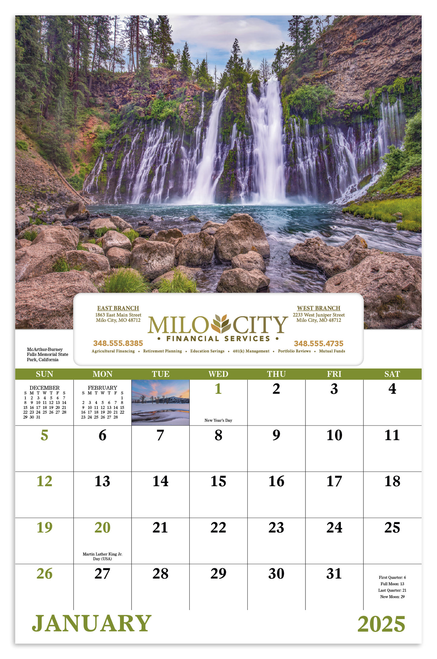 Good Value Landscapes of America Window Calendar-7501