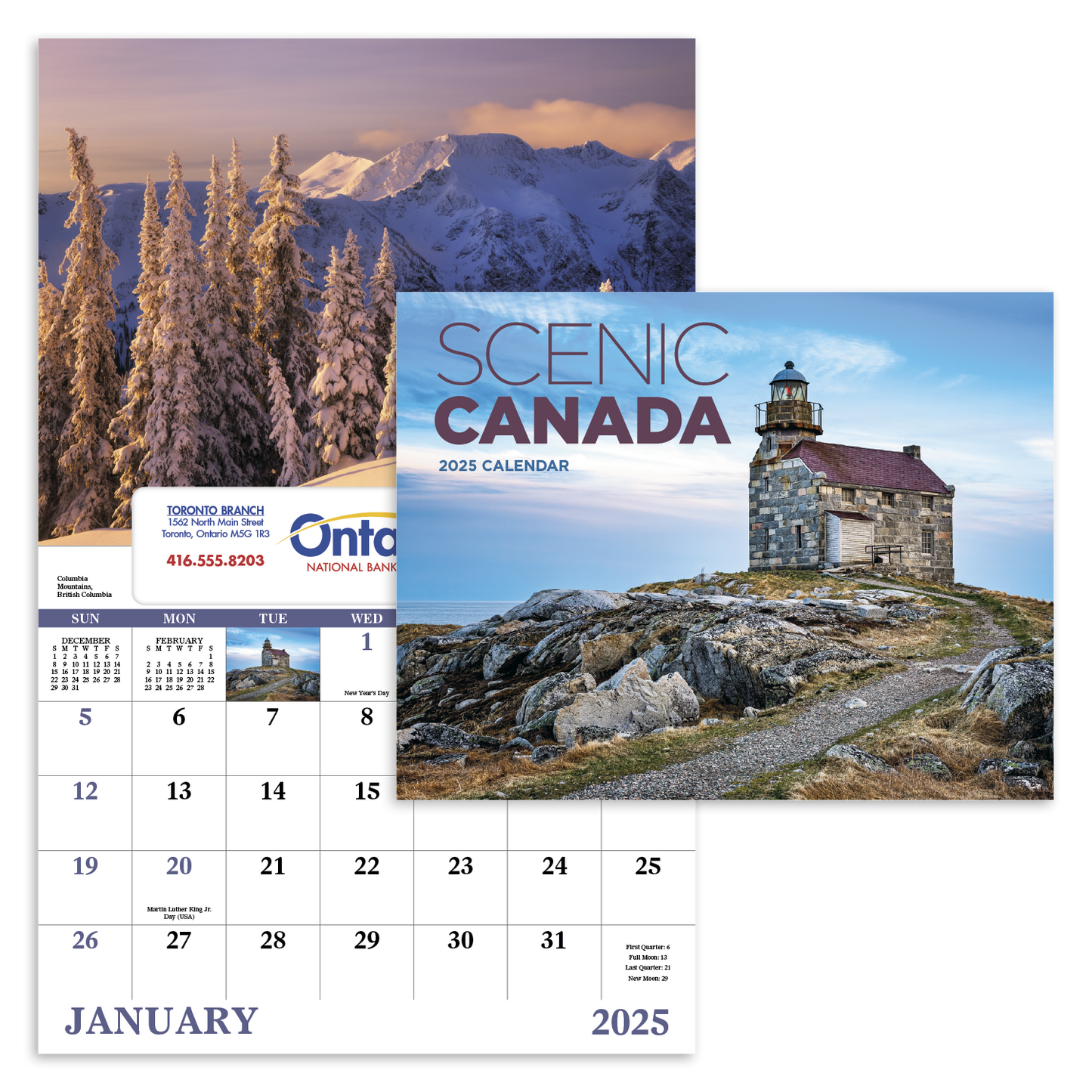 Good Value Scenic Canada Window Calendar-7502