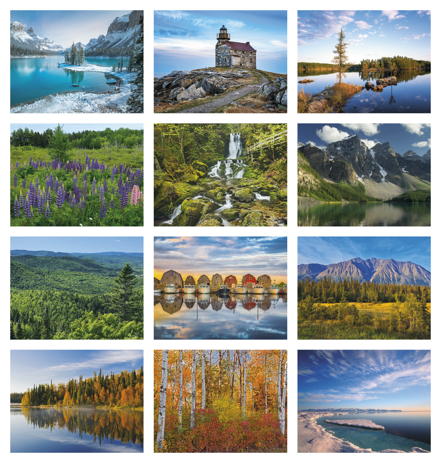 Good Value Scenic Canada Window Calendar-7502