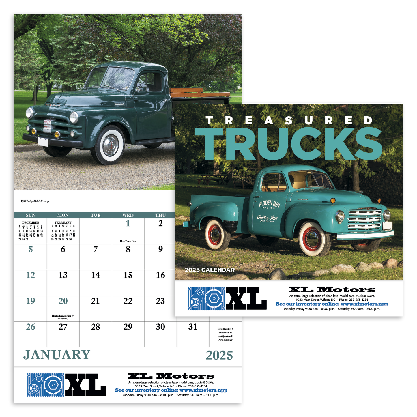Good Value Treasured Trucks Stapled Calendar-7237