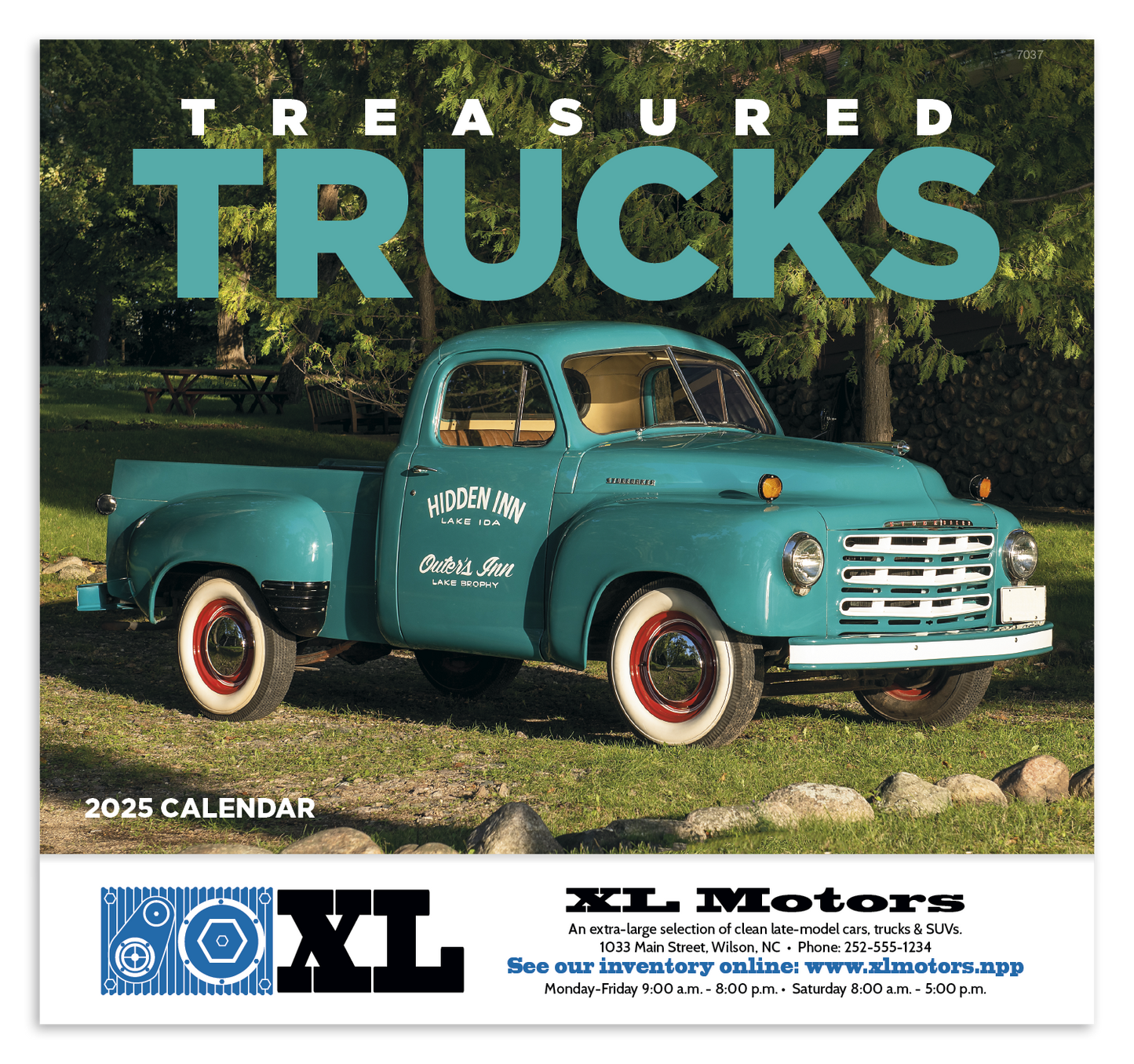 Good Value Treasured Trucks Stapled Calendar-7237