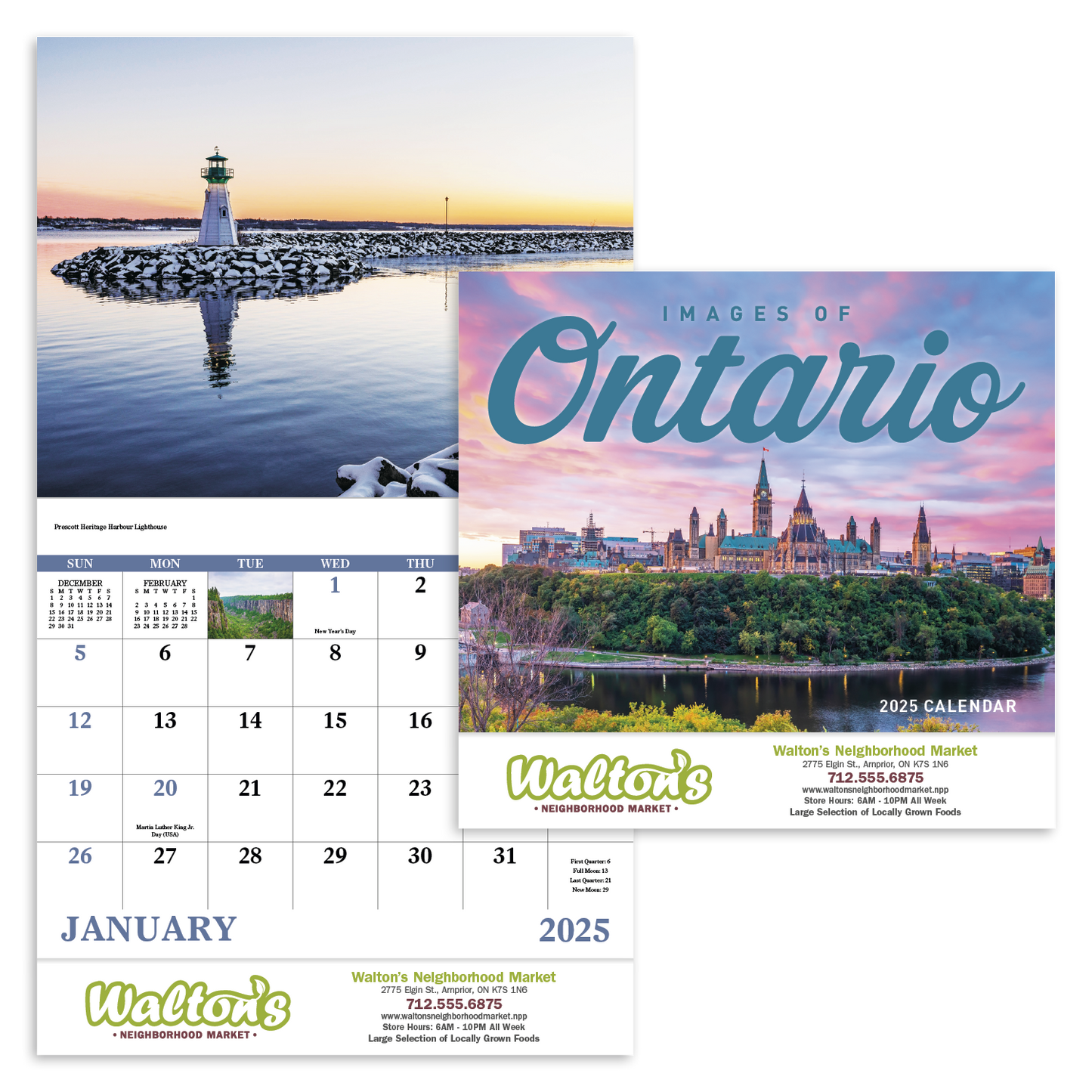 Good Value Images of Ontario Stapled Calendar-7306