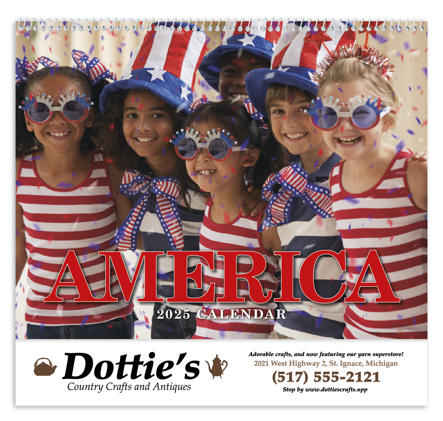HotLine Products America Appointment Calendar Spiral-457