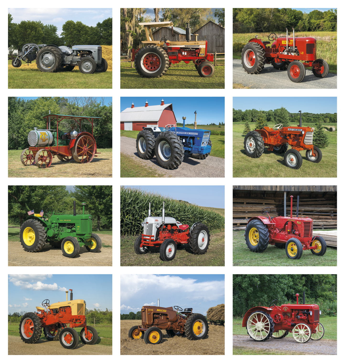 HotLine Products Vintage Tractors Appointment Calendar Spiral-471
