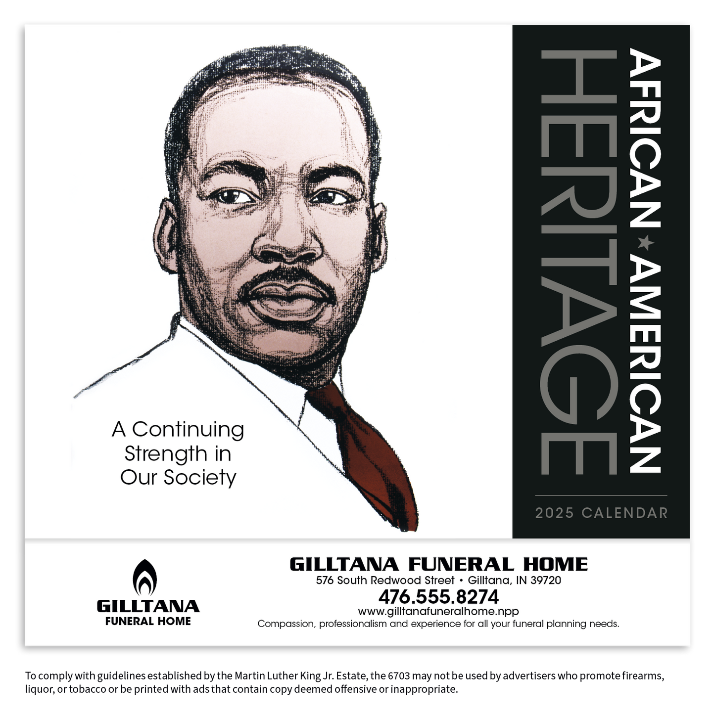Triumph Calendars AfricanAmerican Heritage Dr Martin Luther King Jr Calendar-6703