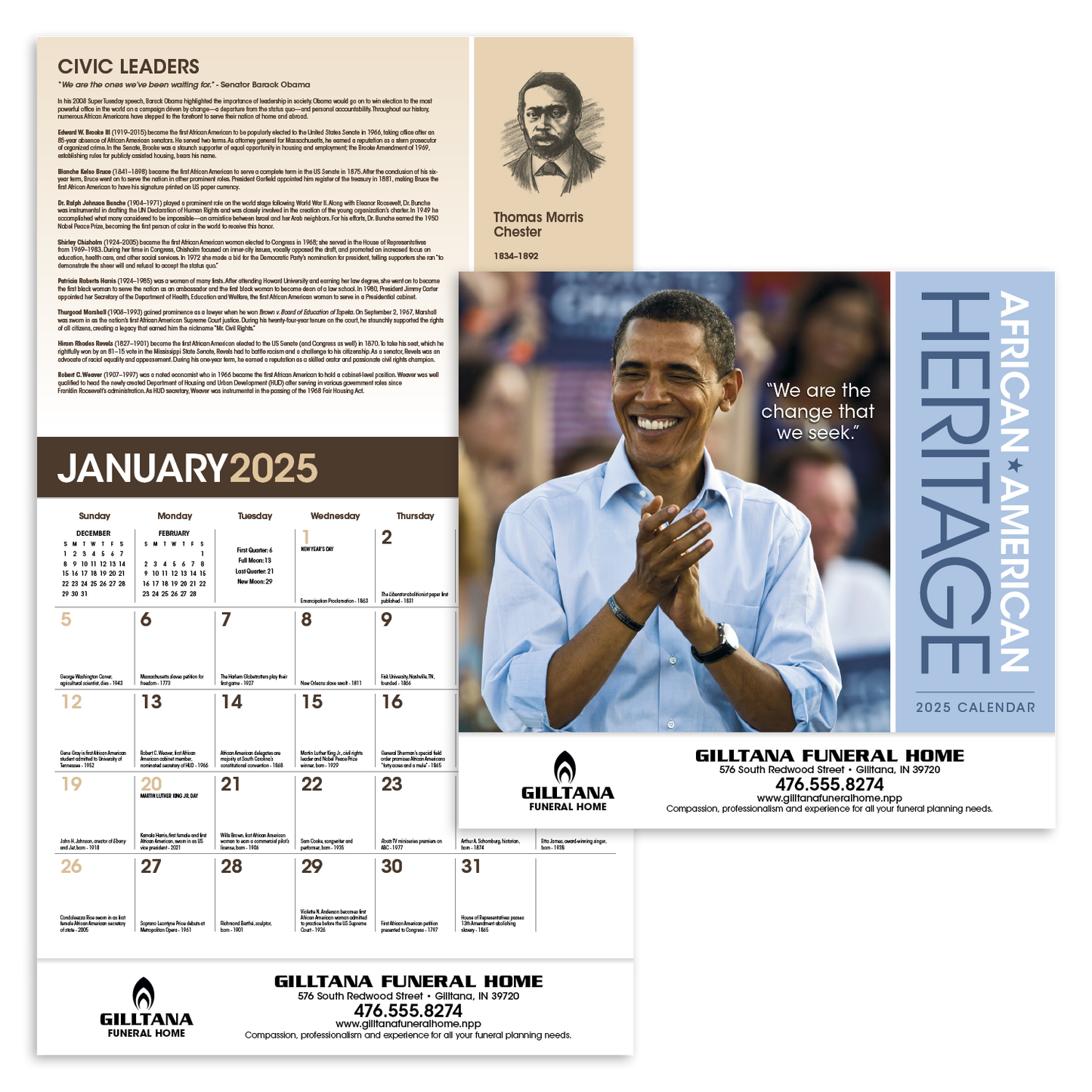 Triumph Calendars AfricanAmerican Heritage Barack Obama Calendar-6705
