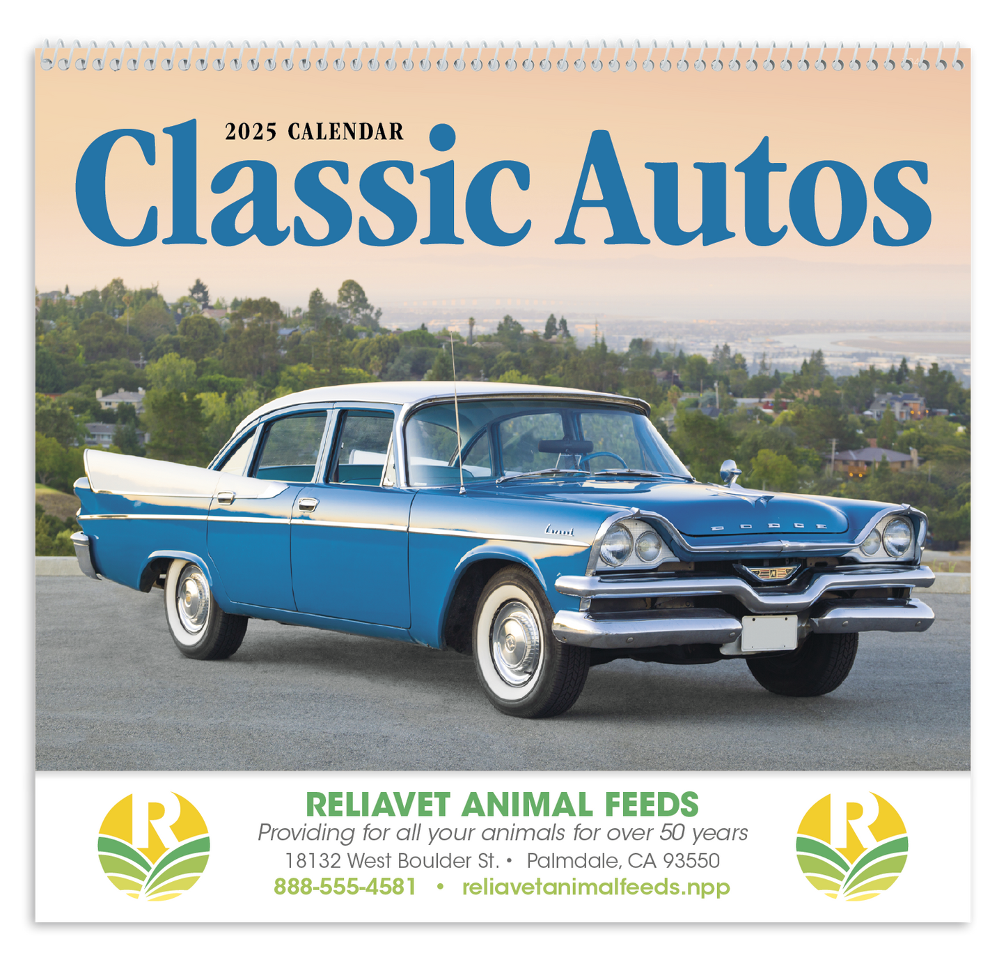 Good Value Classic Autos Spiral Calendar-7042