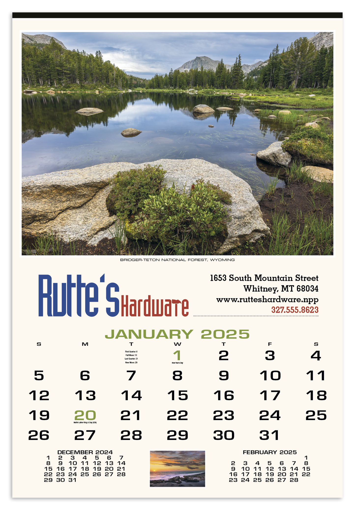 HotLine Products Scenic America Executive Calendar-633