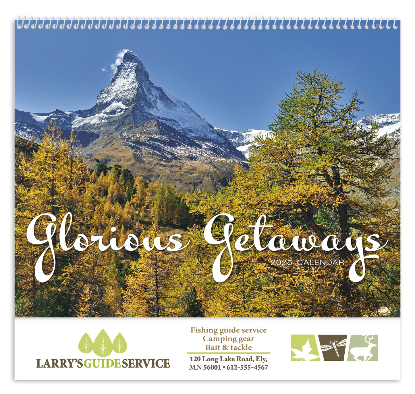 Good Value Glorious Getaways Spiral Calendar-7025