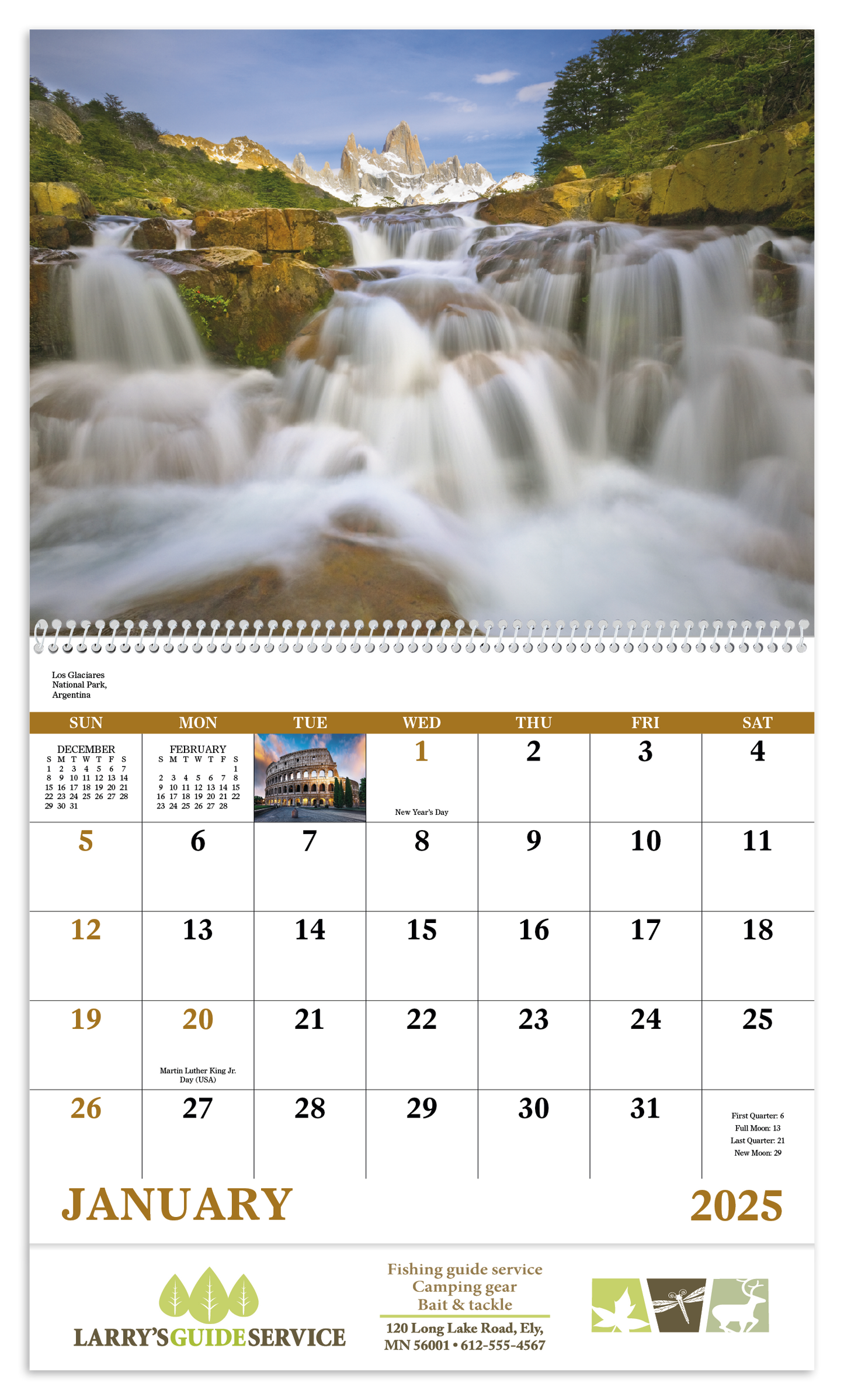 Good Value Glorious Getaways Spiral Calendar-7025
