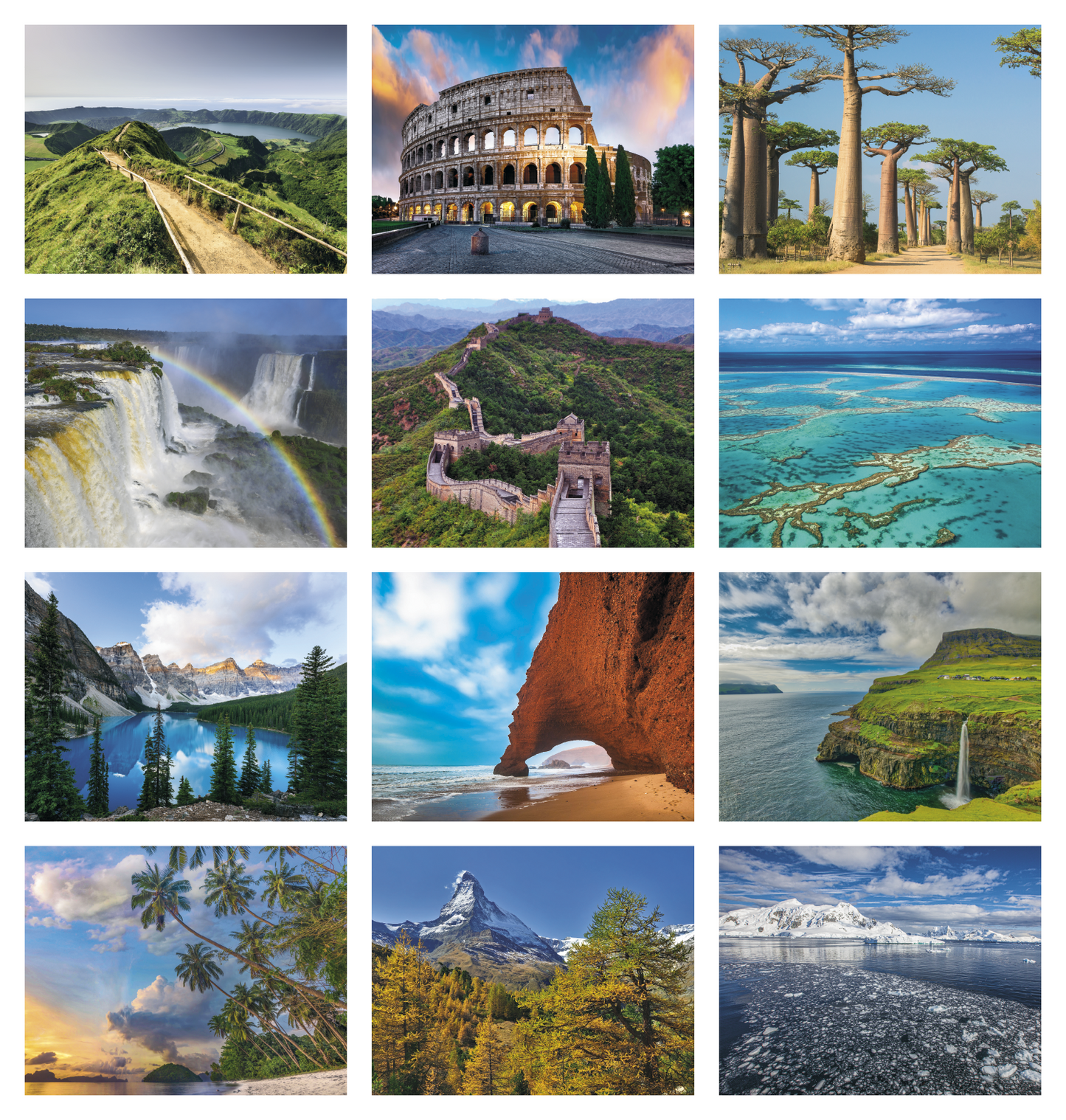 Good Value Glorious Getaways Spiral Calendar-7025