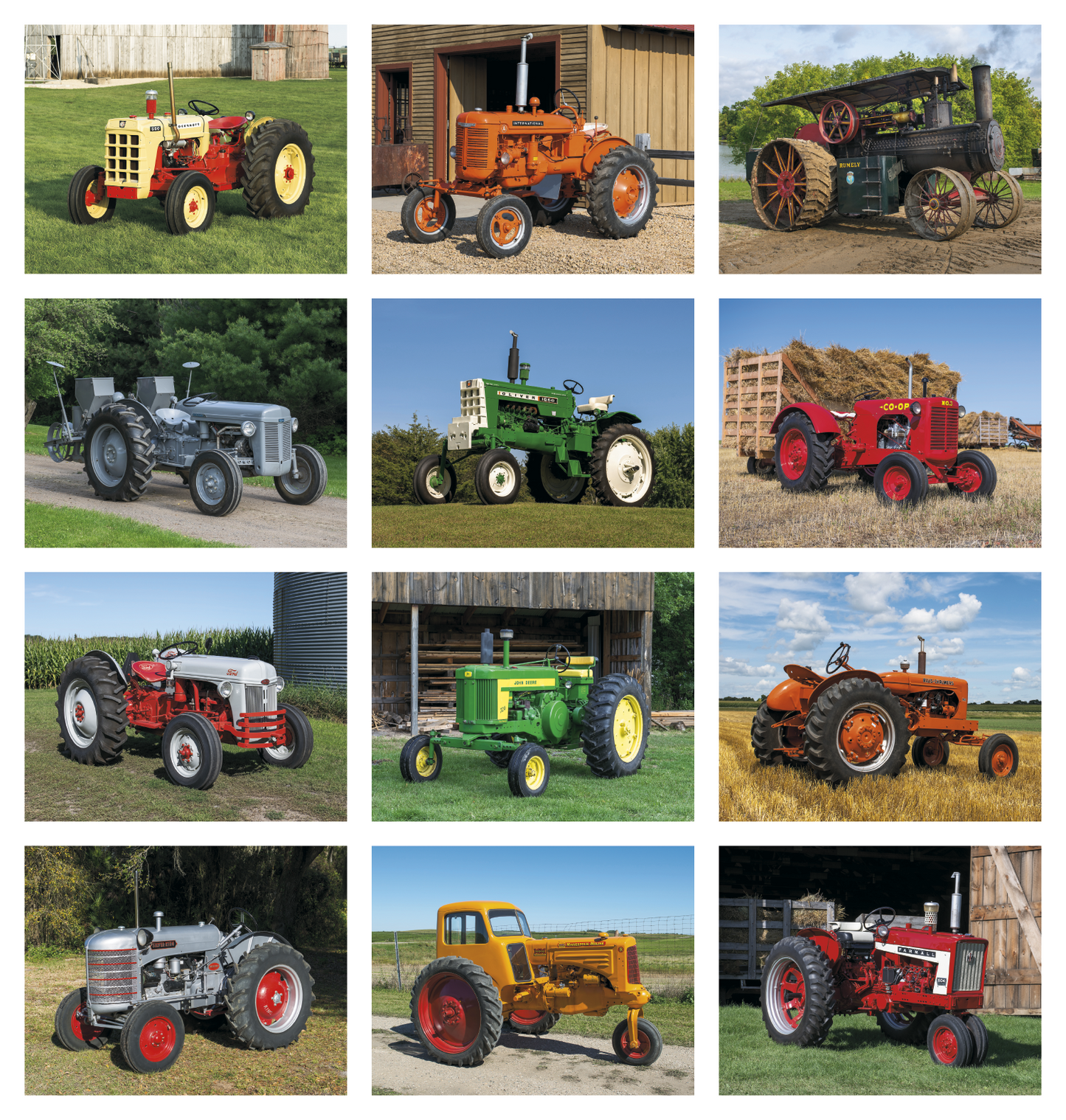 Good Value Classic Tractor Spiral Calendar-7030