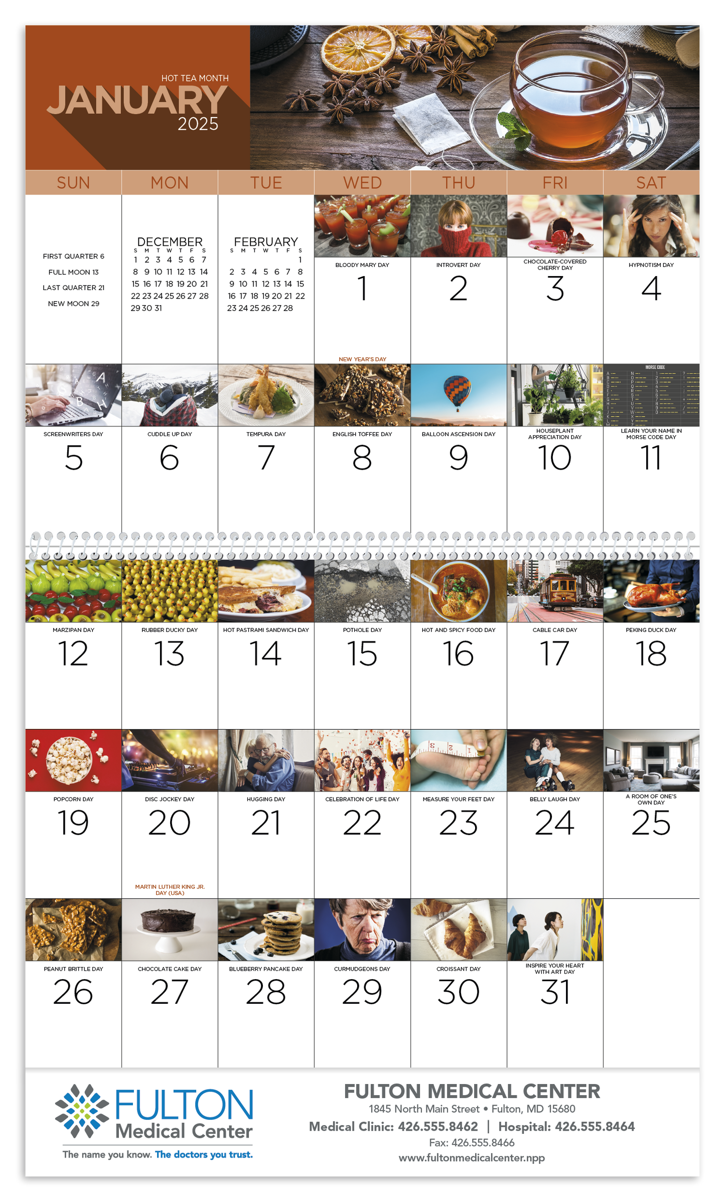 Good Value National Day Spiral Calendar-7032