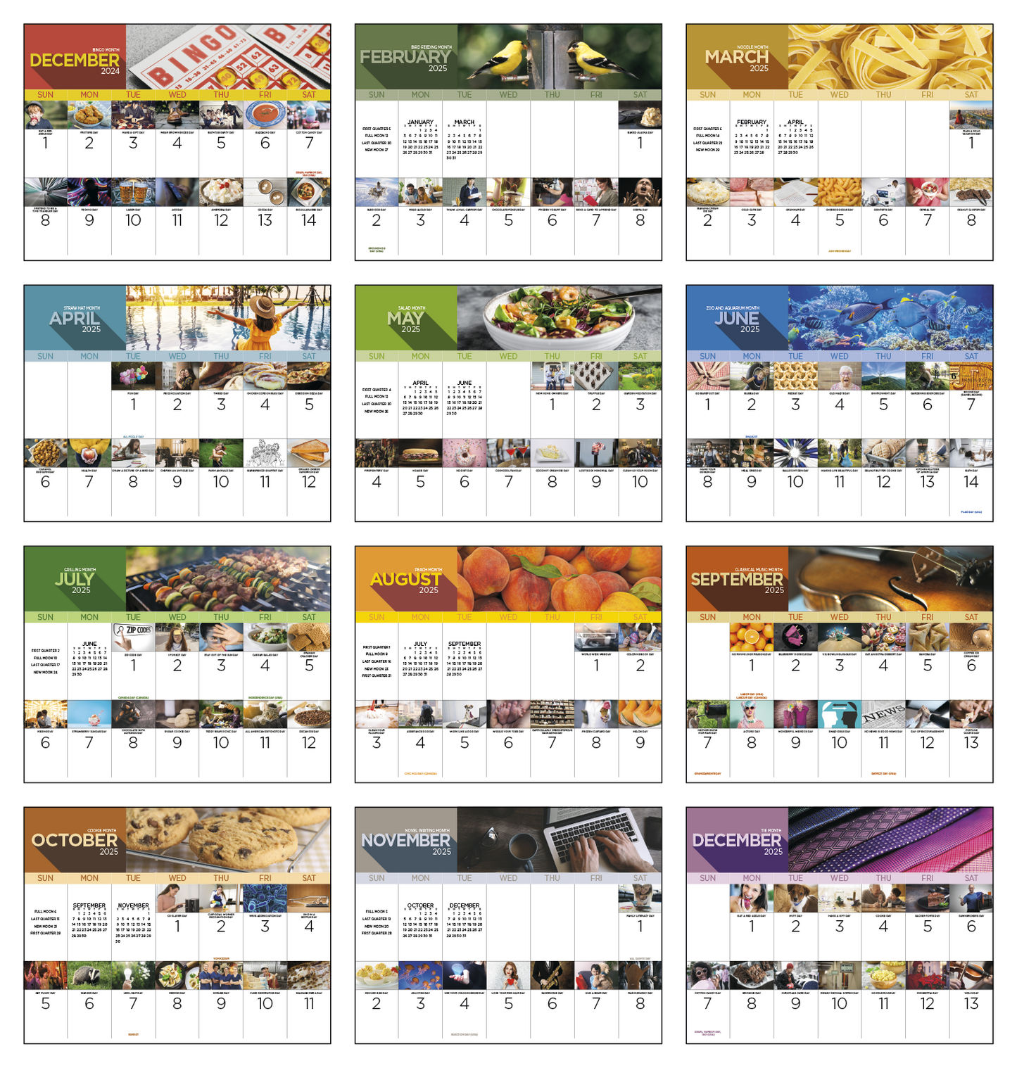 Good Value National Day Spiral Calendar-7032