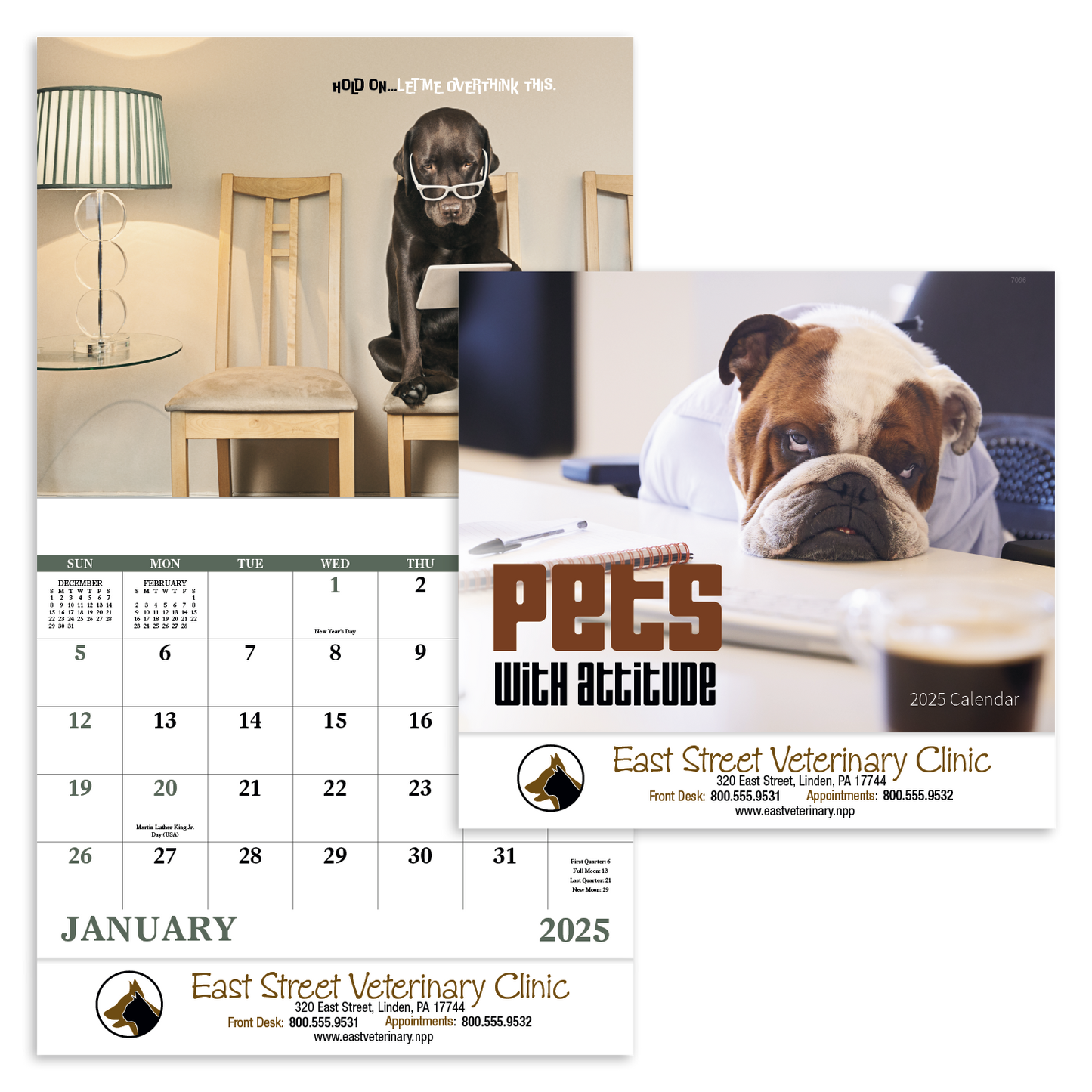 Good Value Pets with Attitude Stapled Calendar-7286