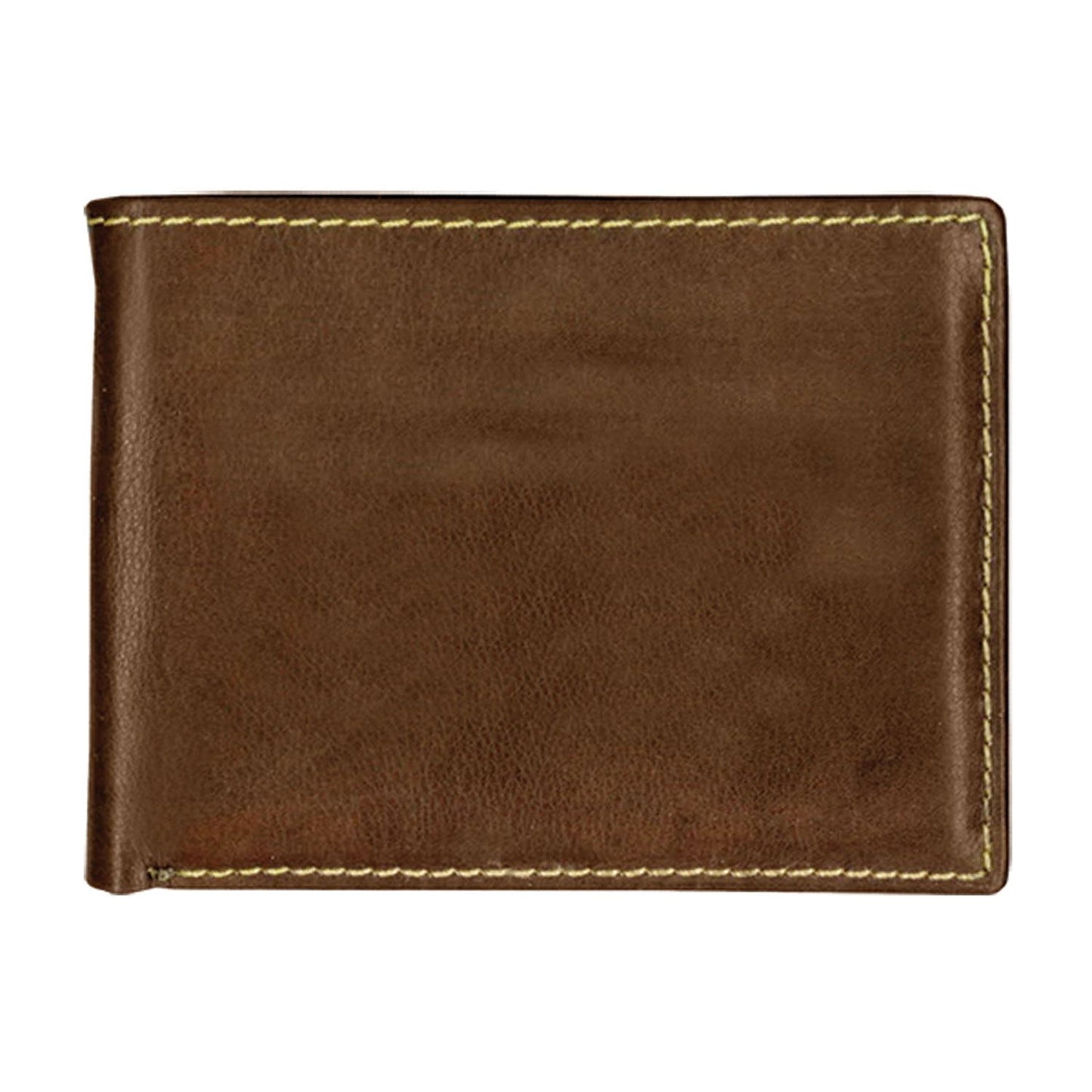 Andrew Philips Leather Contrast Stitch Billfold Wallet-C177