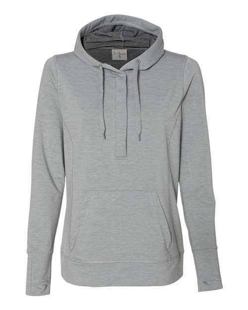 Women’s Omega Stretch Snap-Placket Hooded Sweatshirt