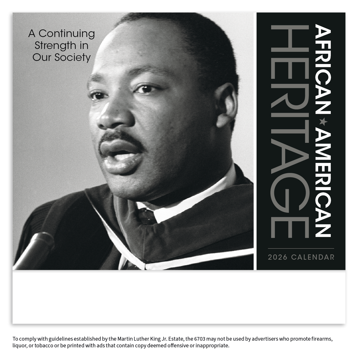 Triumph Calendars AfricanAmerican Heritage Dr Martin Luther King Jr Calendar-6703