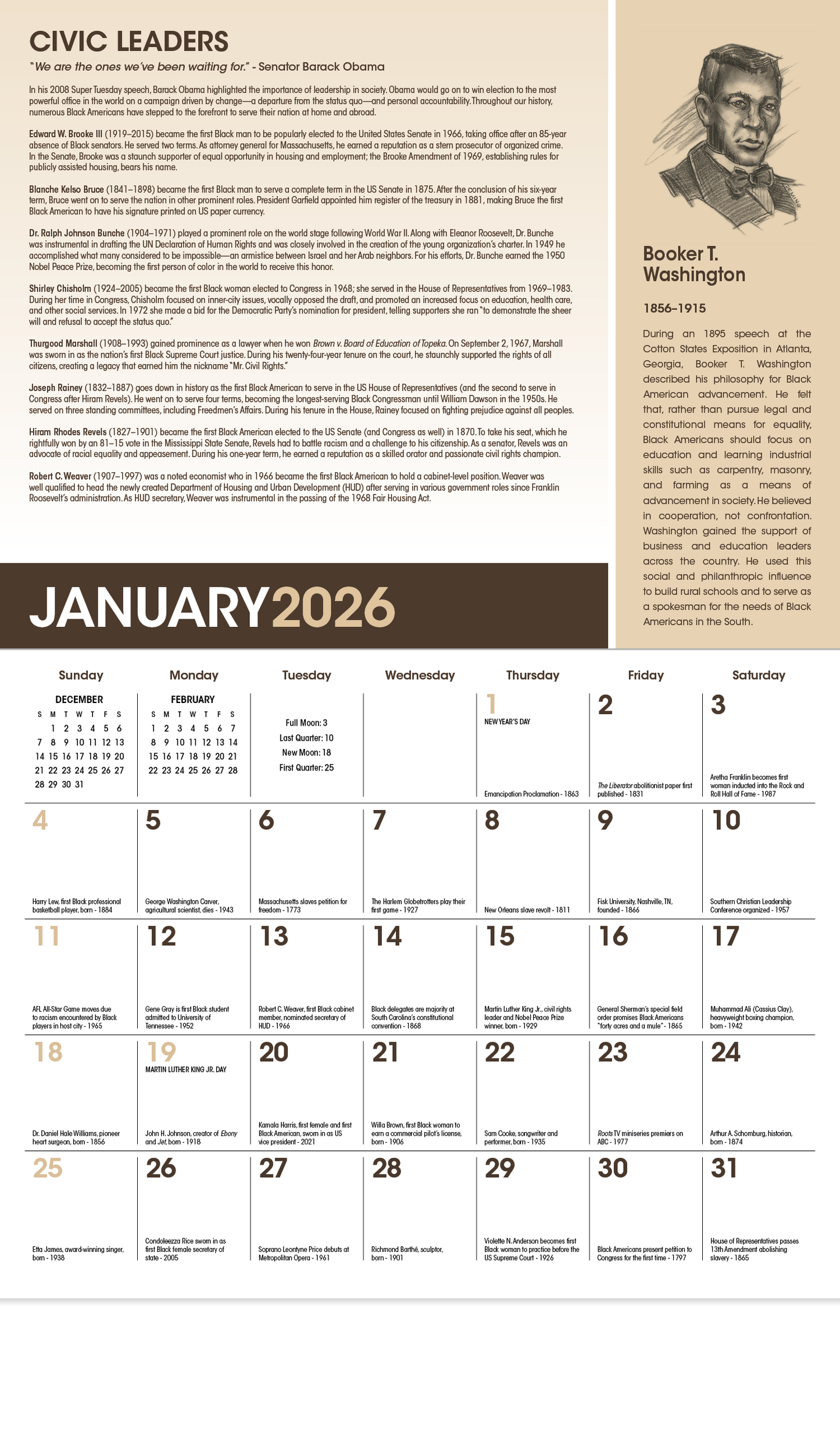 Triumph Calendars AfricanAmerican Heritage Family Calendar-6704