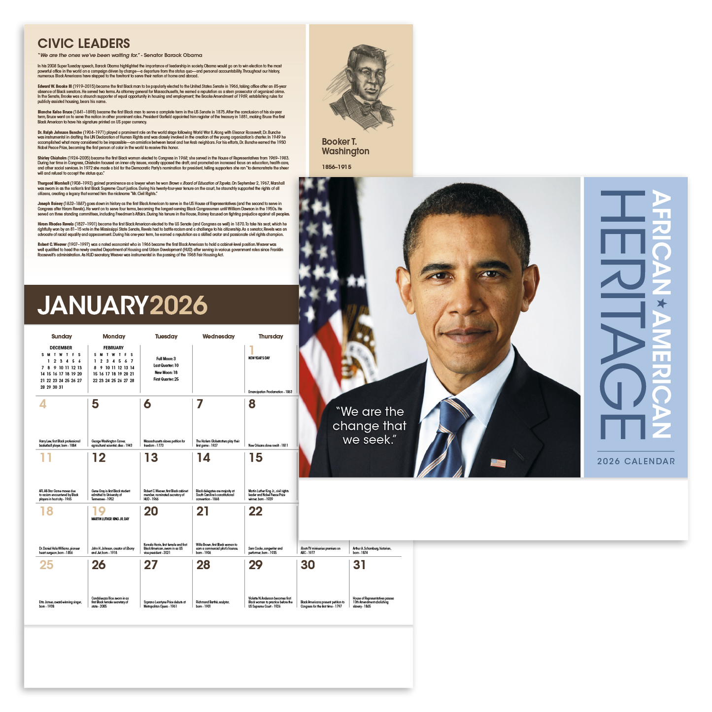 Triumph Calendars AfricanAmerican Heritage Barack Obama Calendar-6705