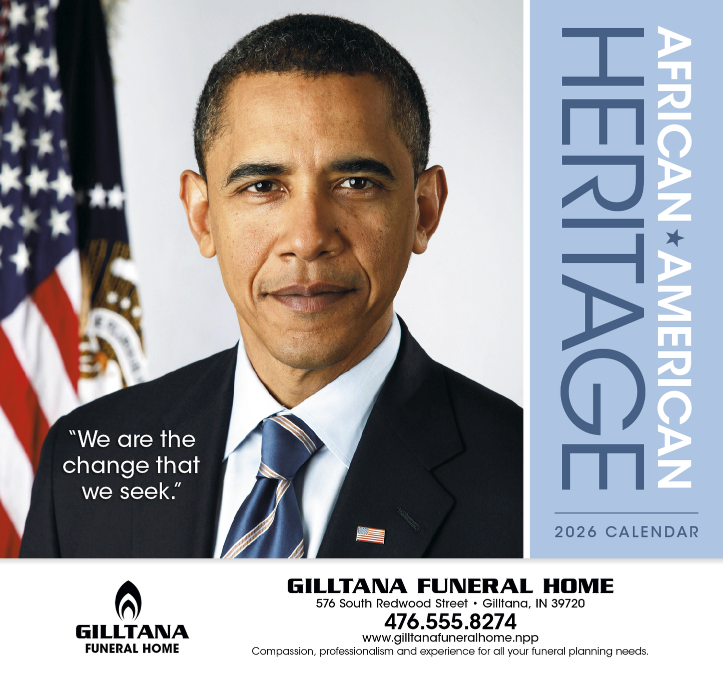 Triumph Calendars AfricanAmerican Heritage Barack Obama Calendar-6705