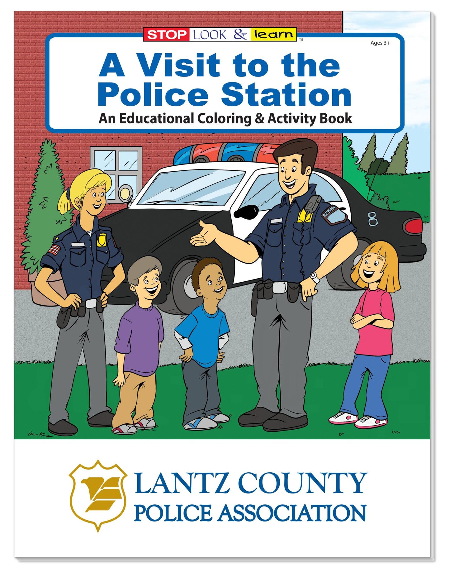Coloring Book A Visit to the Police Station-40649
