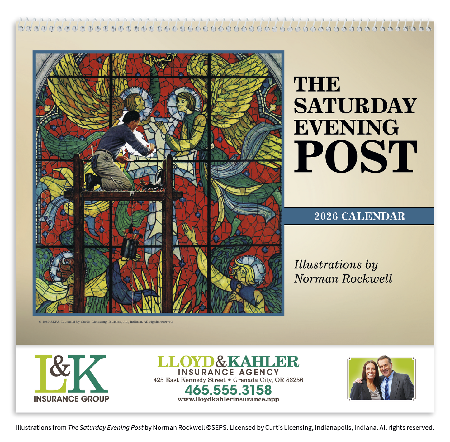 Triumph Calendars The Saturday Evening Post Illustrations by Norman Rockwell Calendar-1101