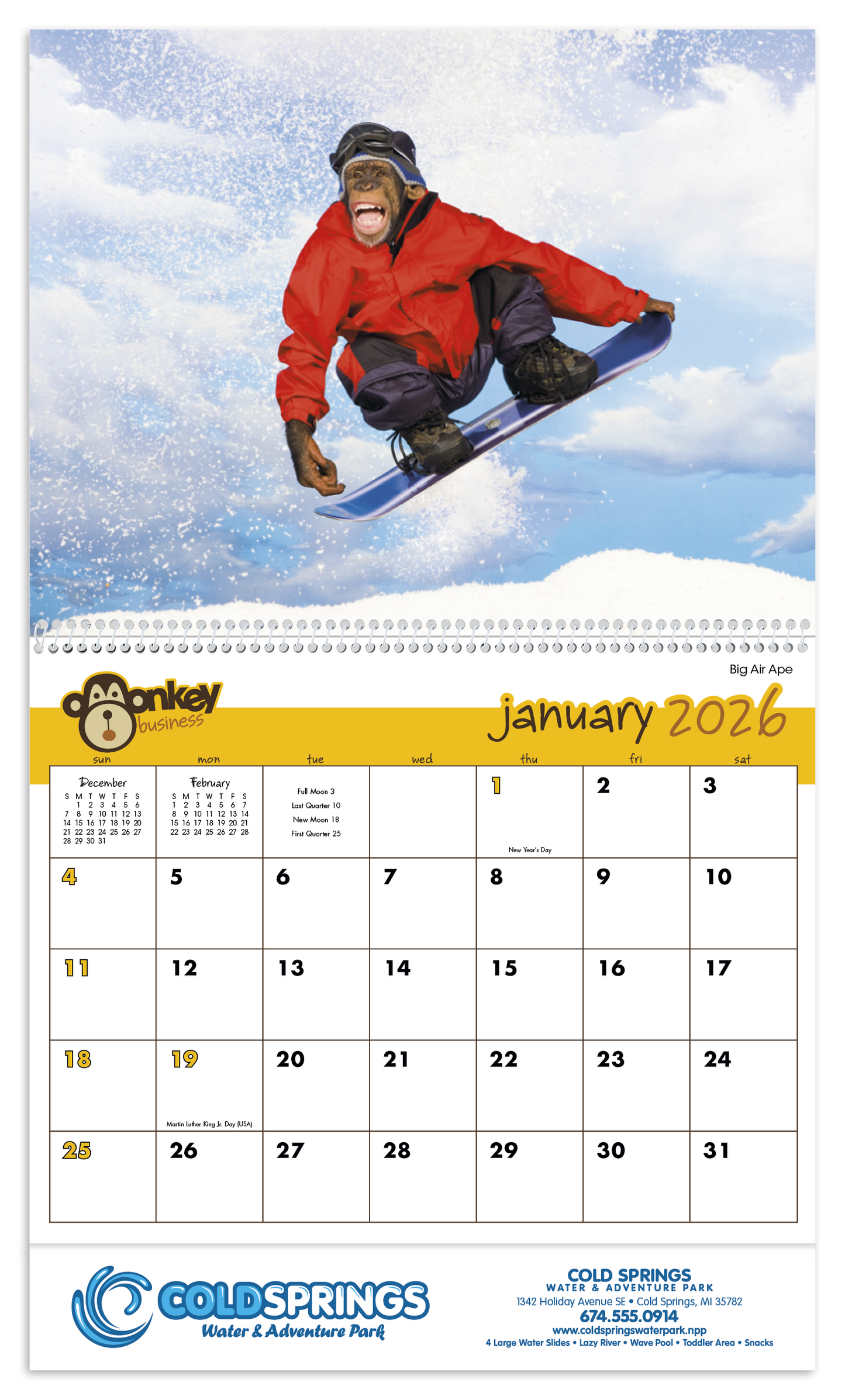 Triumph Calendars Monkey Business Calendar-1552